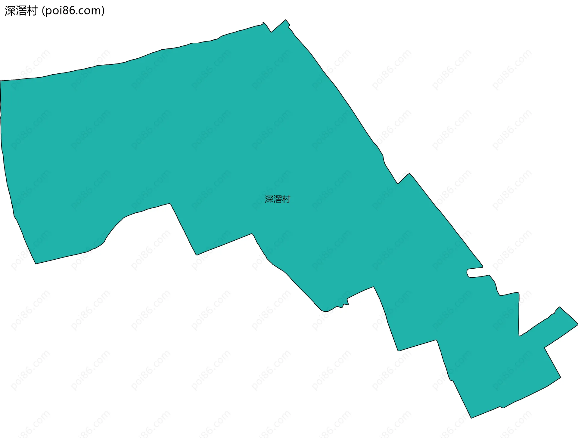 深滘村边界地图