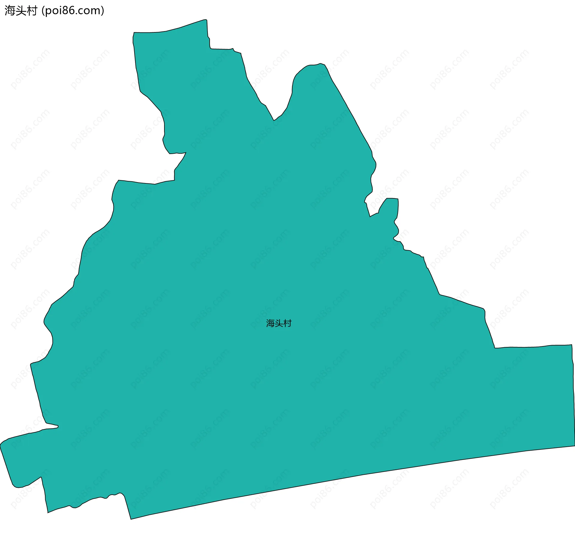 海头村边界地图