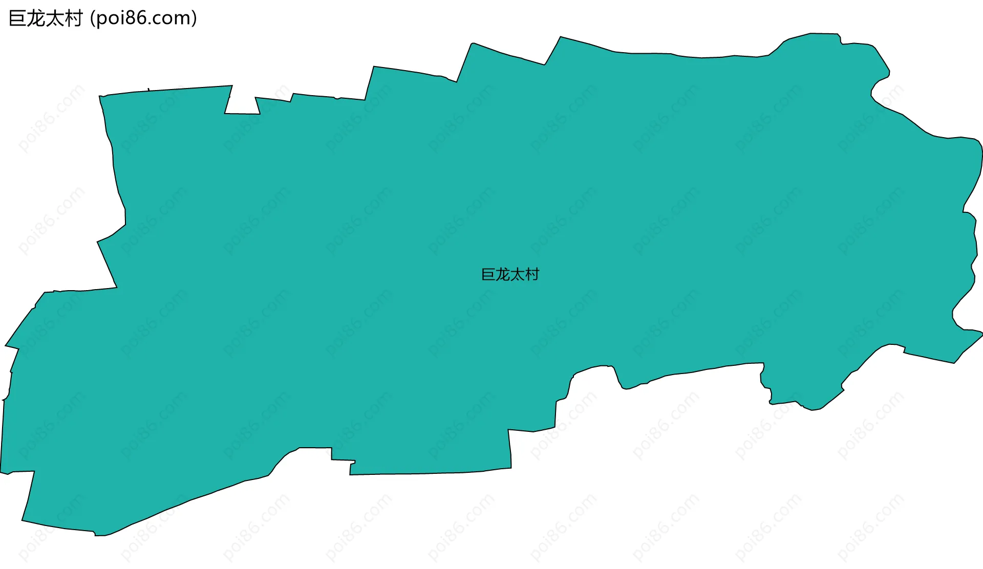 巨龙太村边界地图