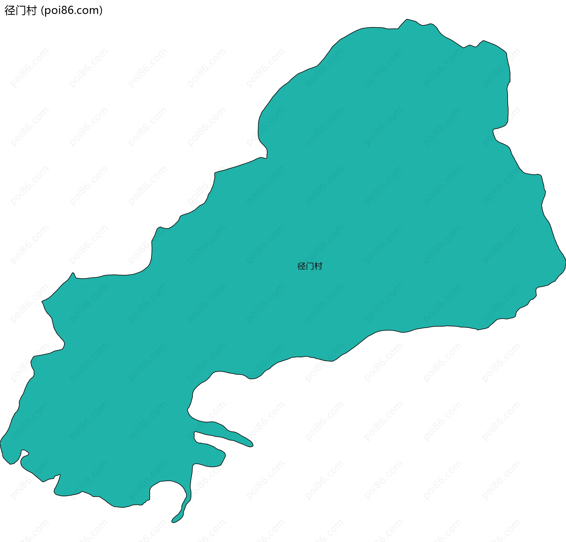 径门村边界地图