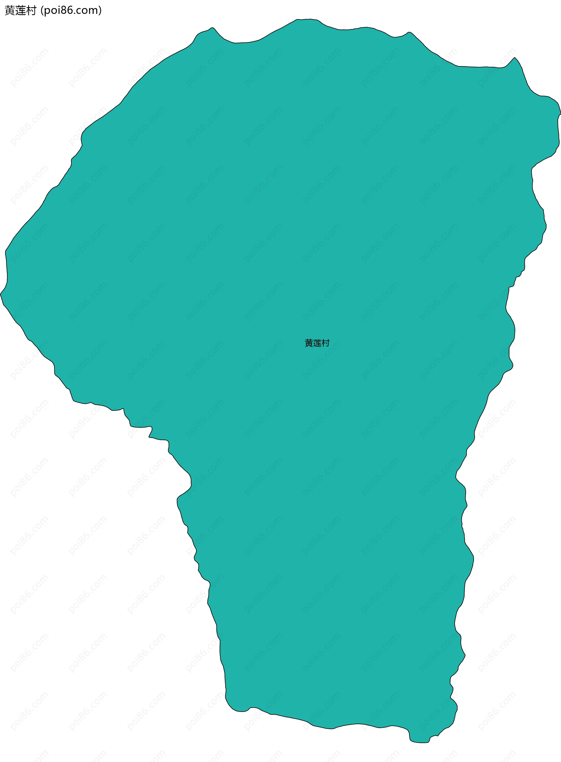 黄莲村边界地图
