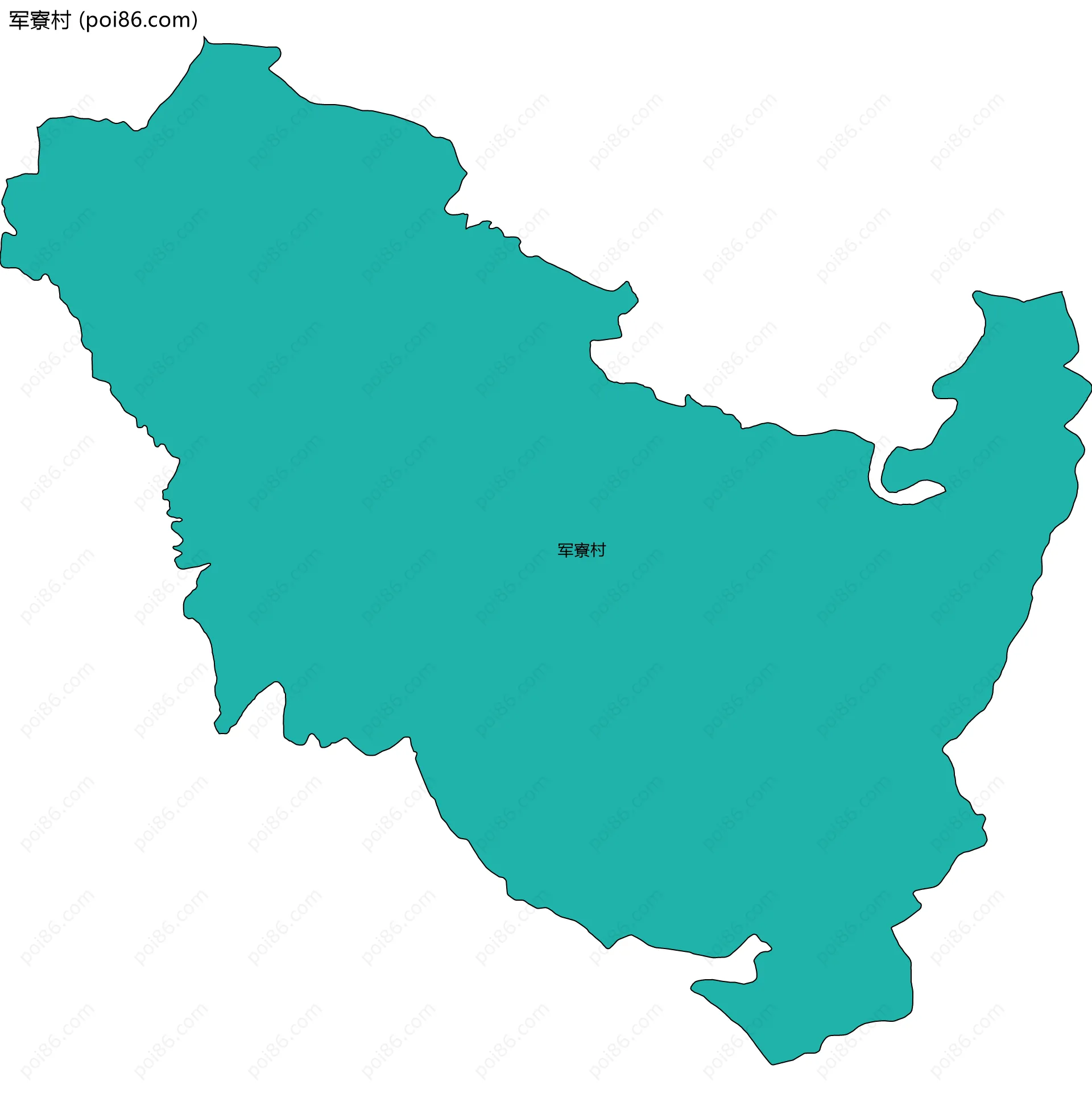 军寮村边界地图