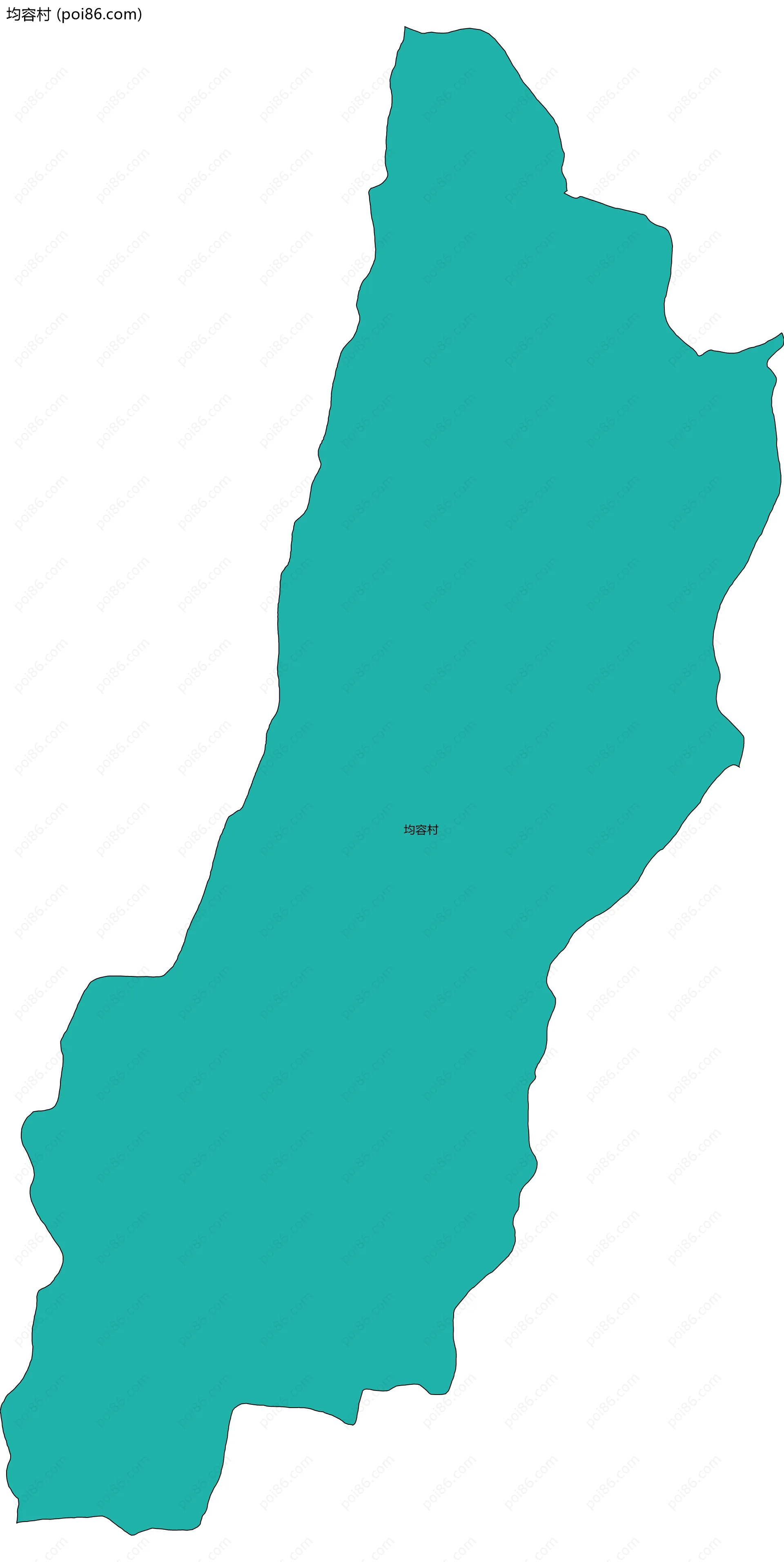 均容村边界地图