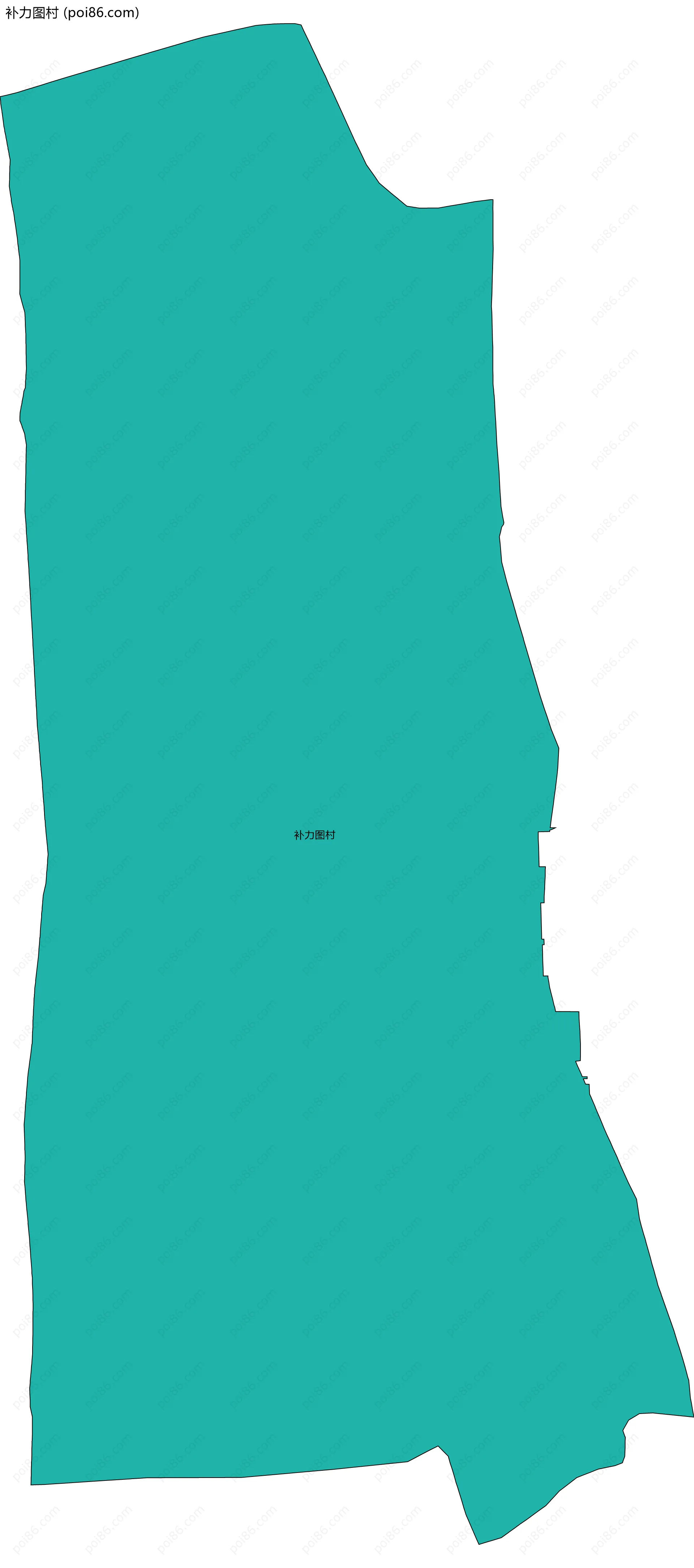 补力图村边界地图