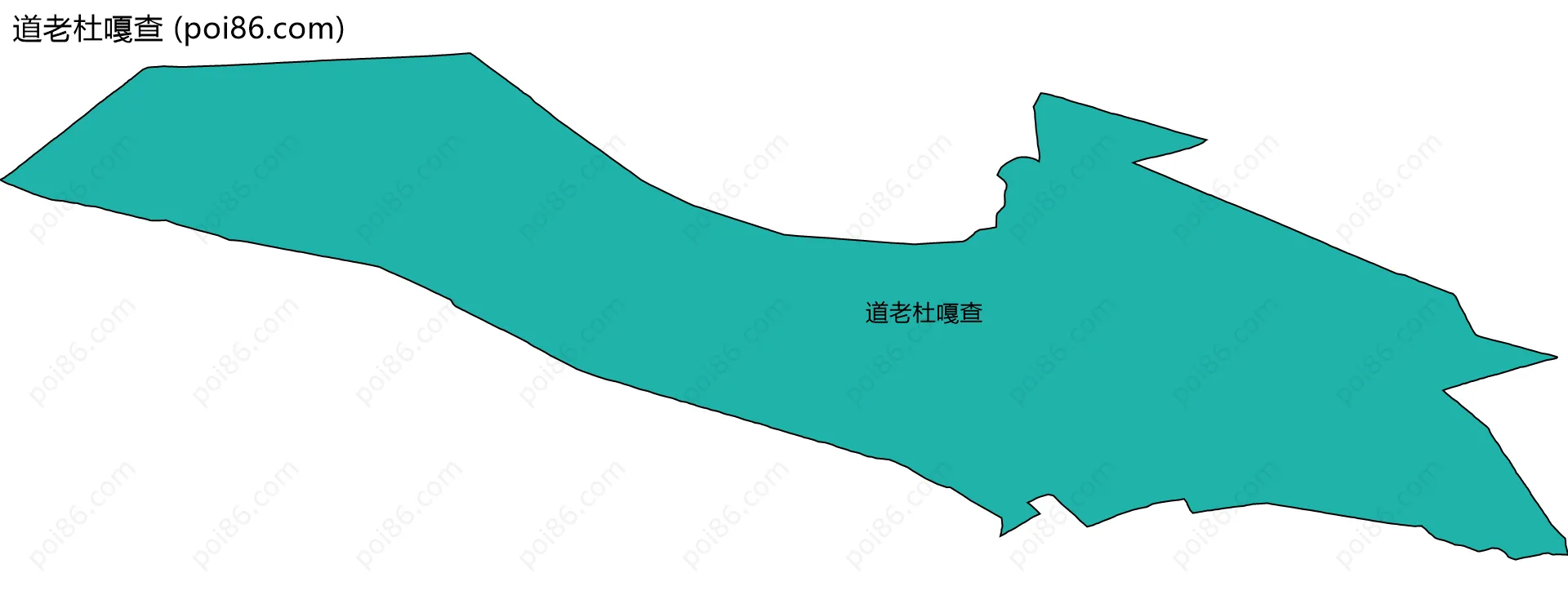 道老杜嘎查边界地图