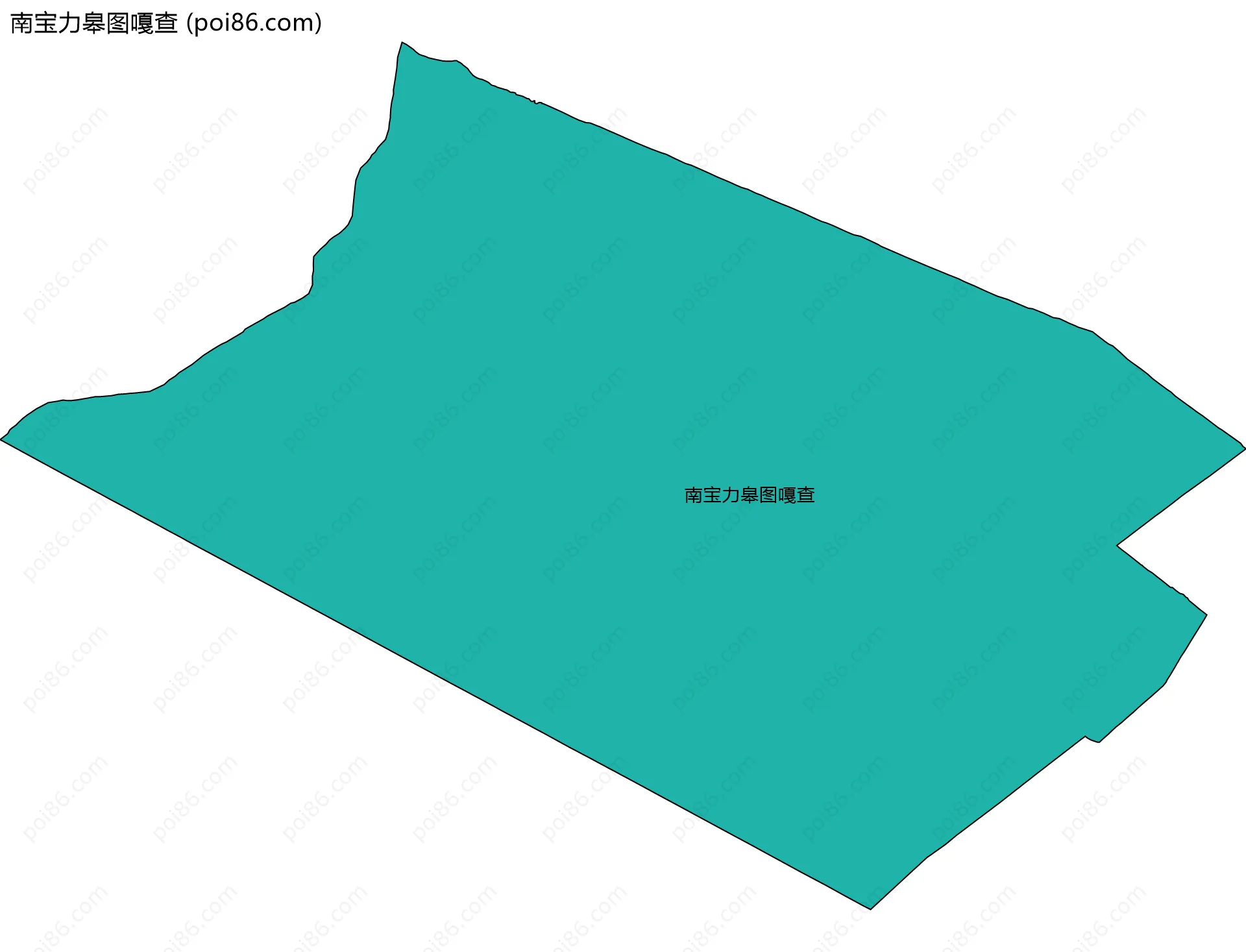 南宝力皋图嘎查边界地图