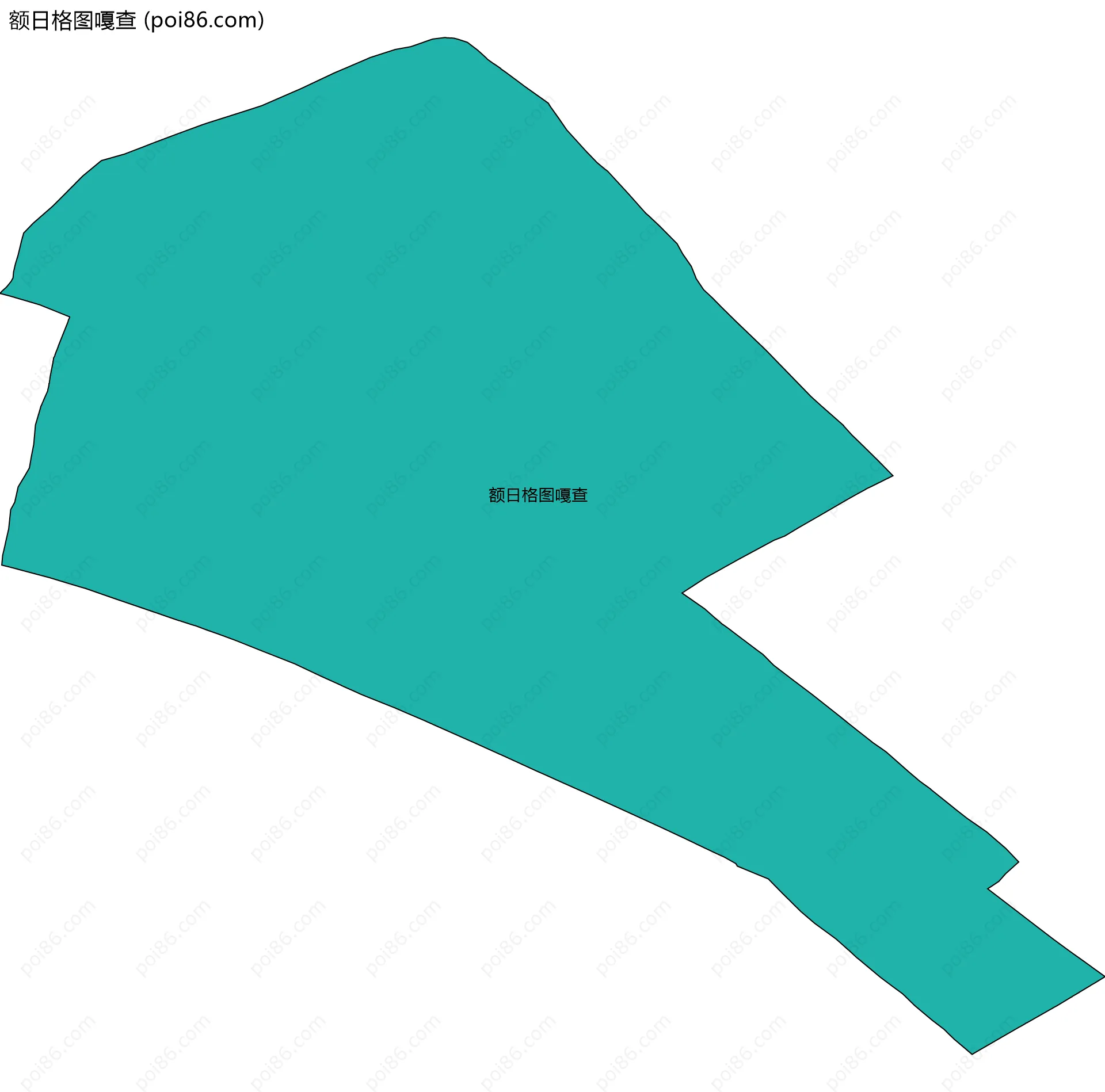 额日格图嘎查边界地图