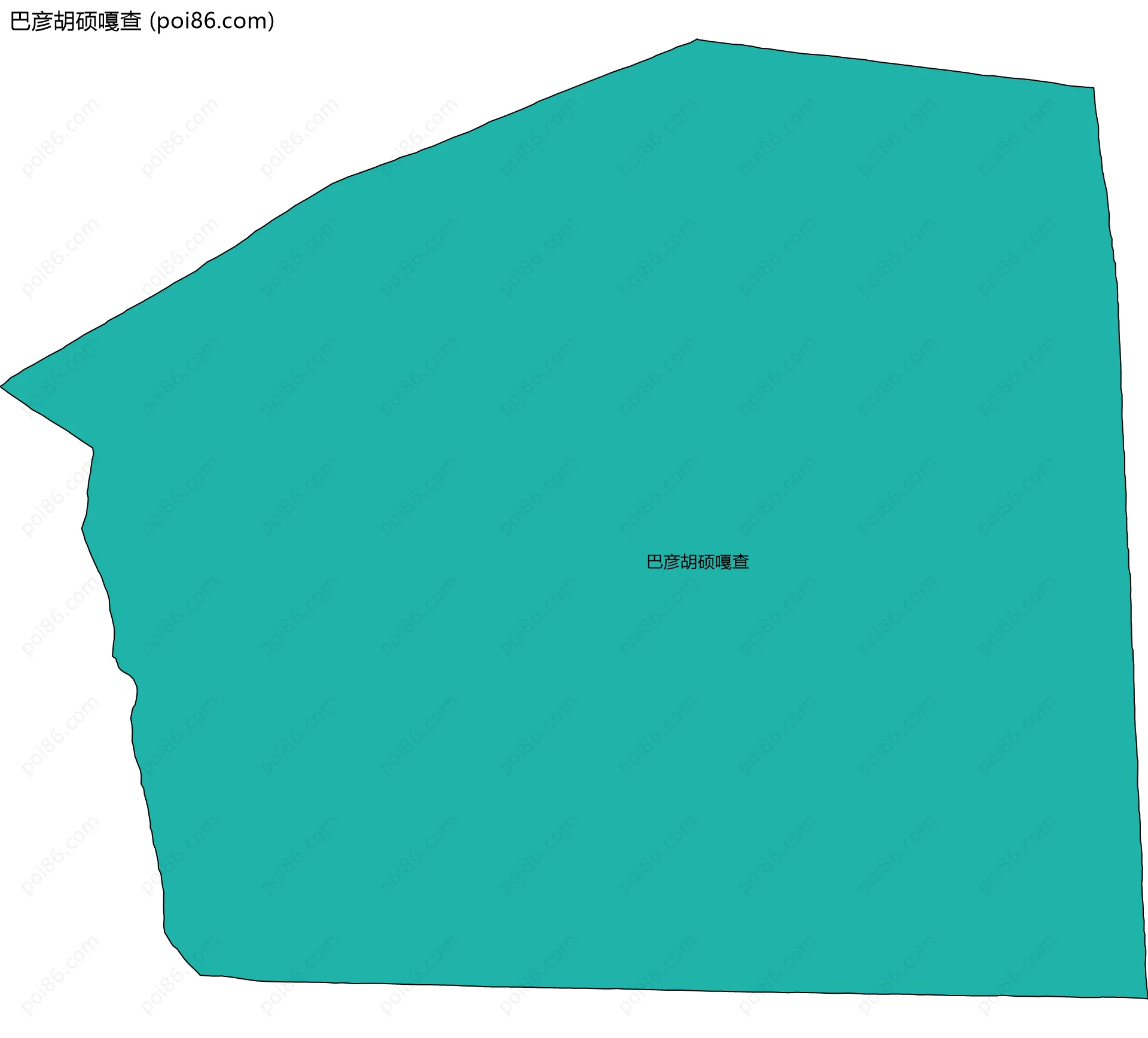 巴彦胡硕嘎查边界地图
