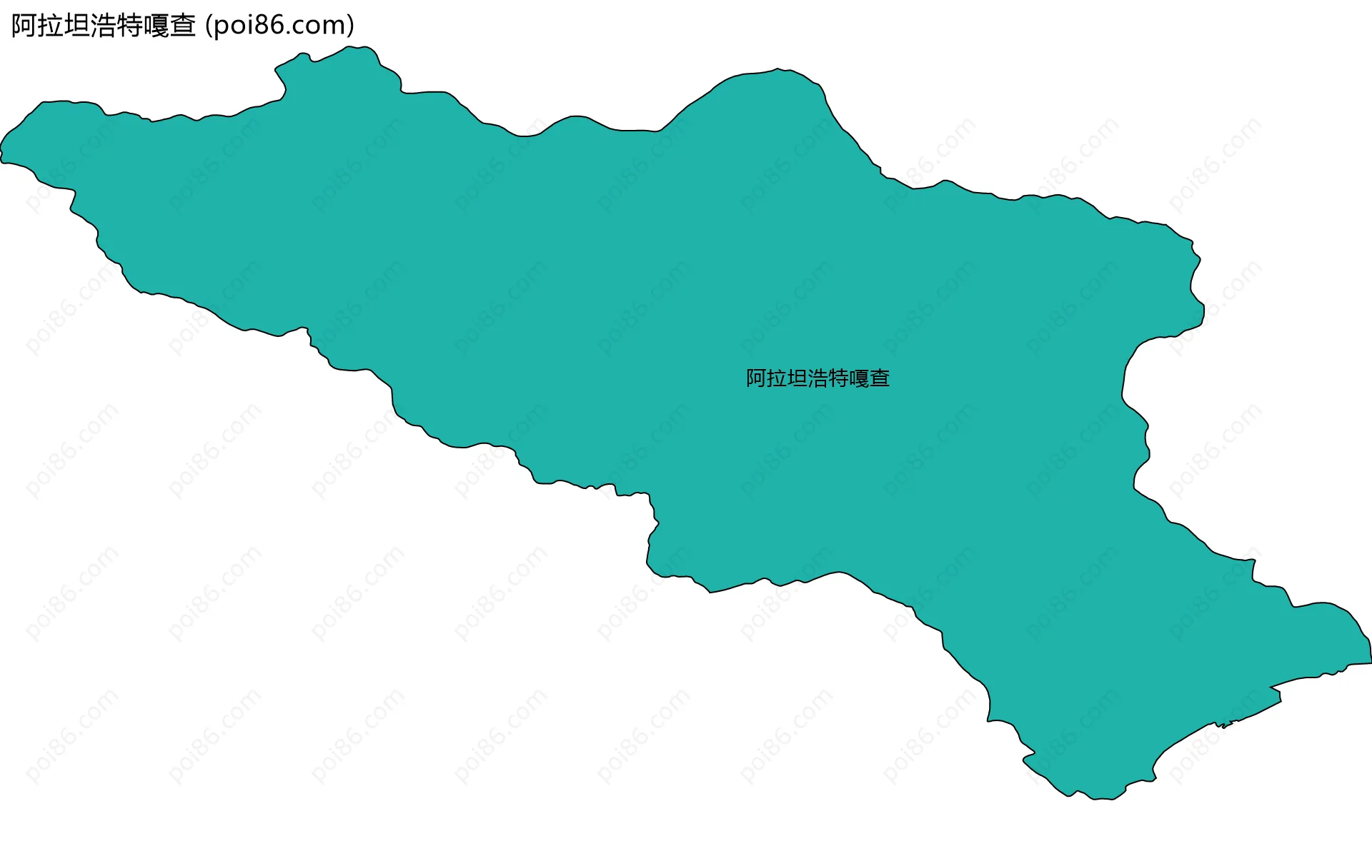 阿拉坦浩特嘎查边界地图