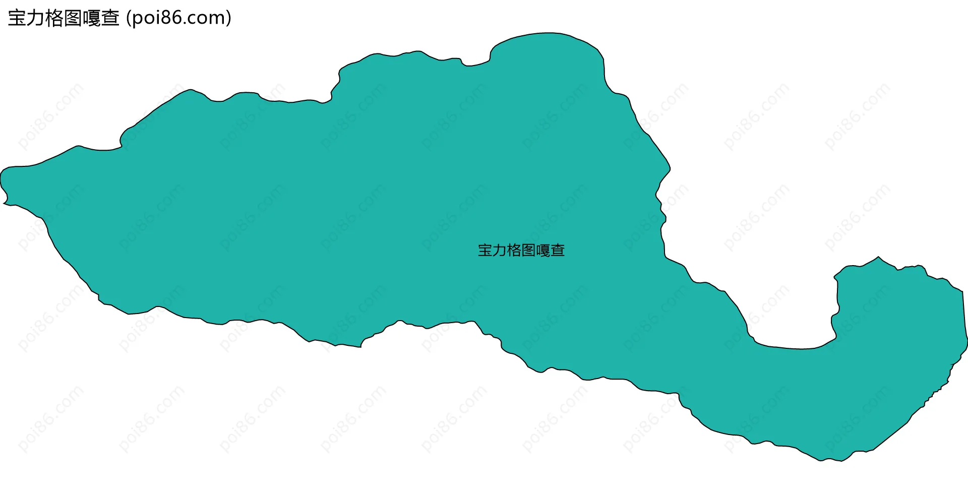 宝力格图嘎查边界地图