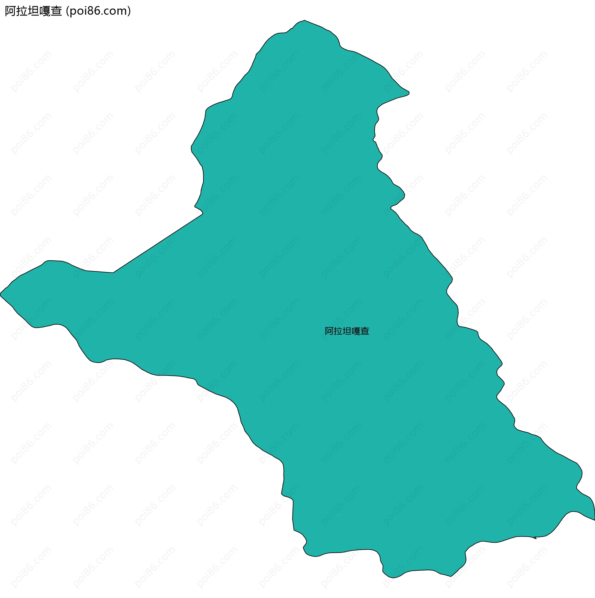 阿拉坦嘎查边界地图