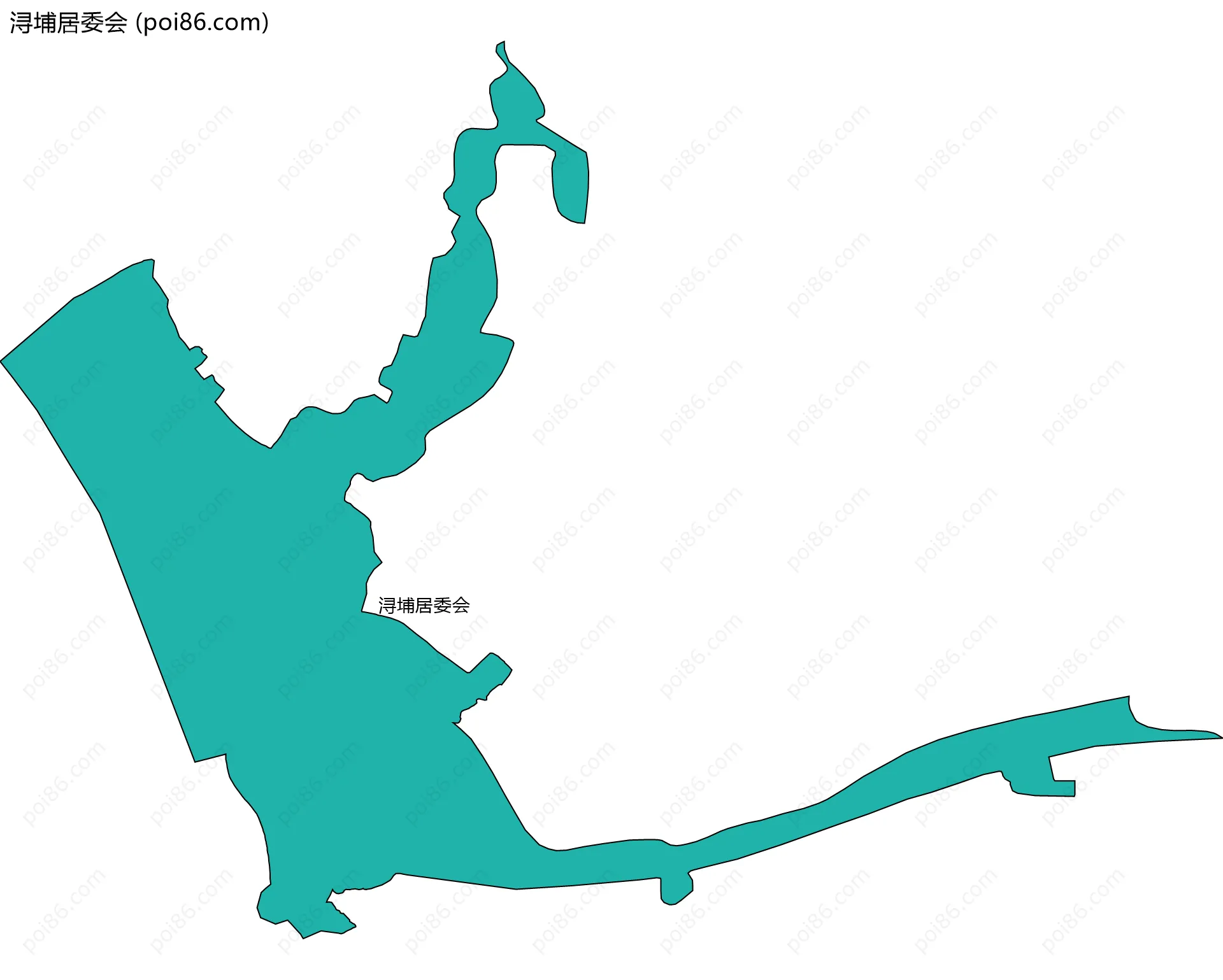 浔埔居委会边界地图