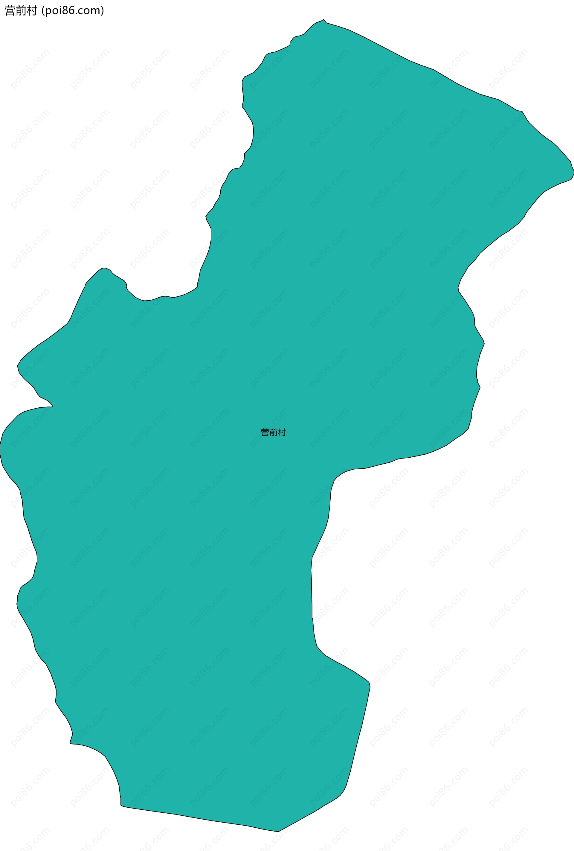 营前村边界地图