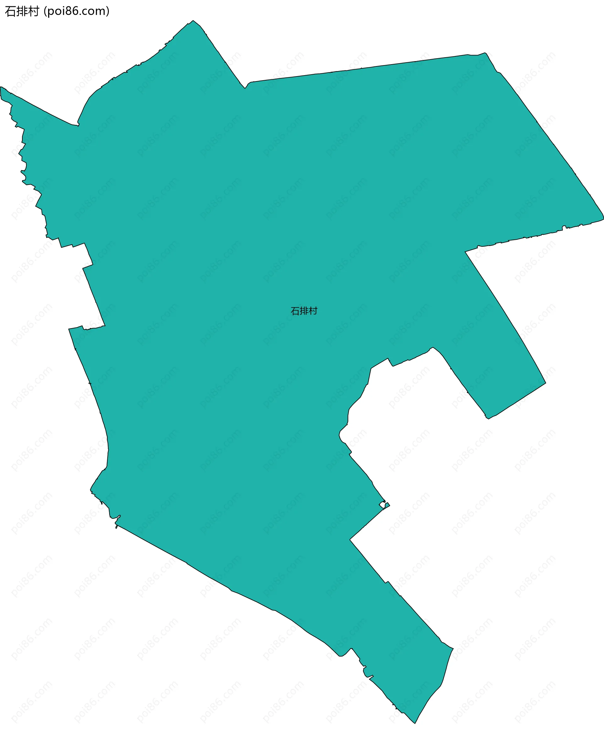 石排村边界地图