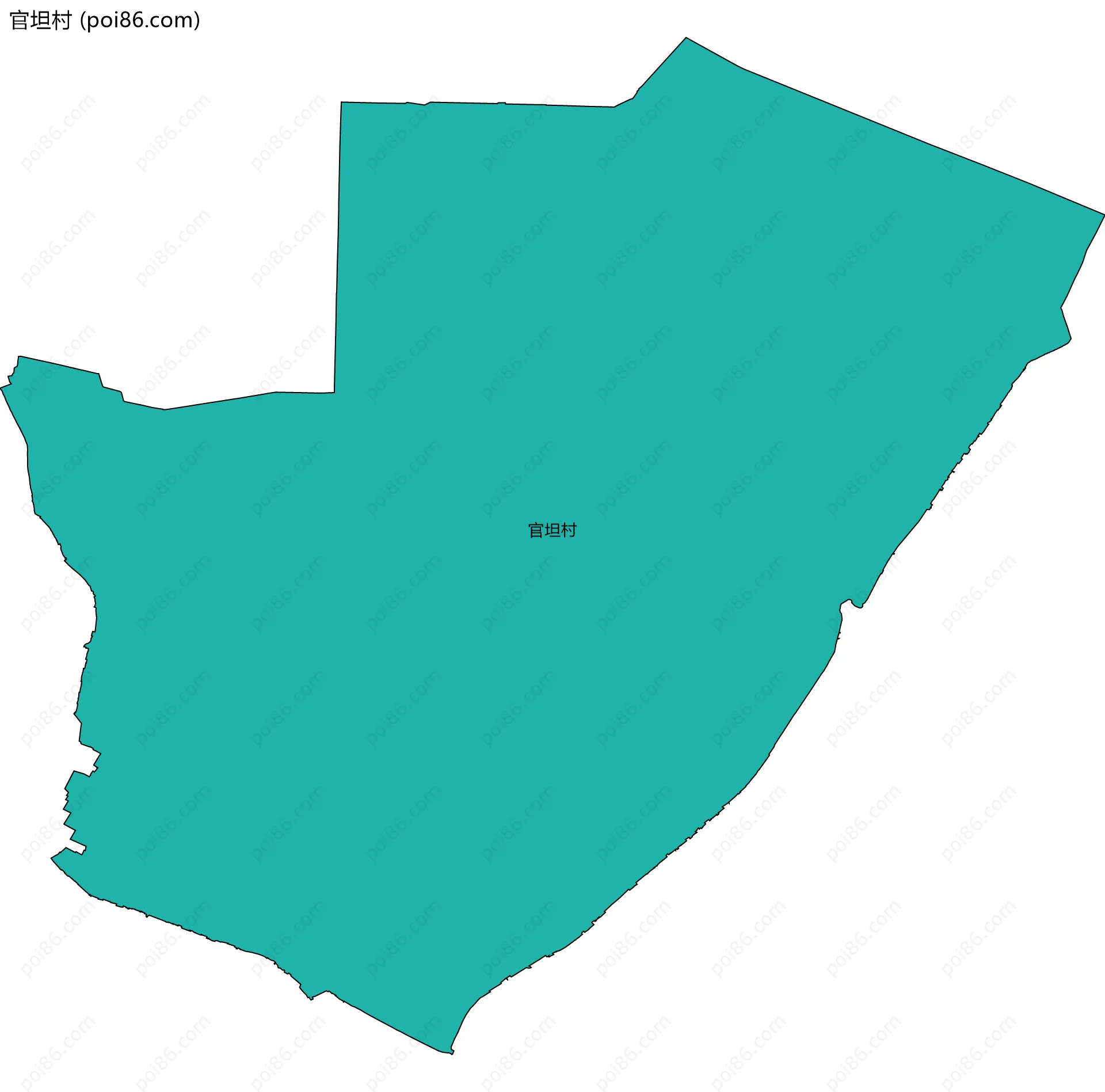 官坦村边界地图