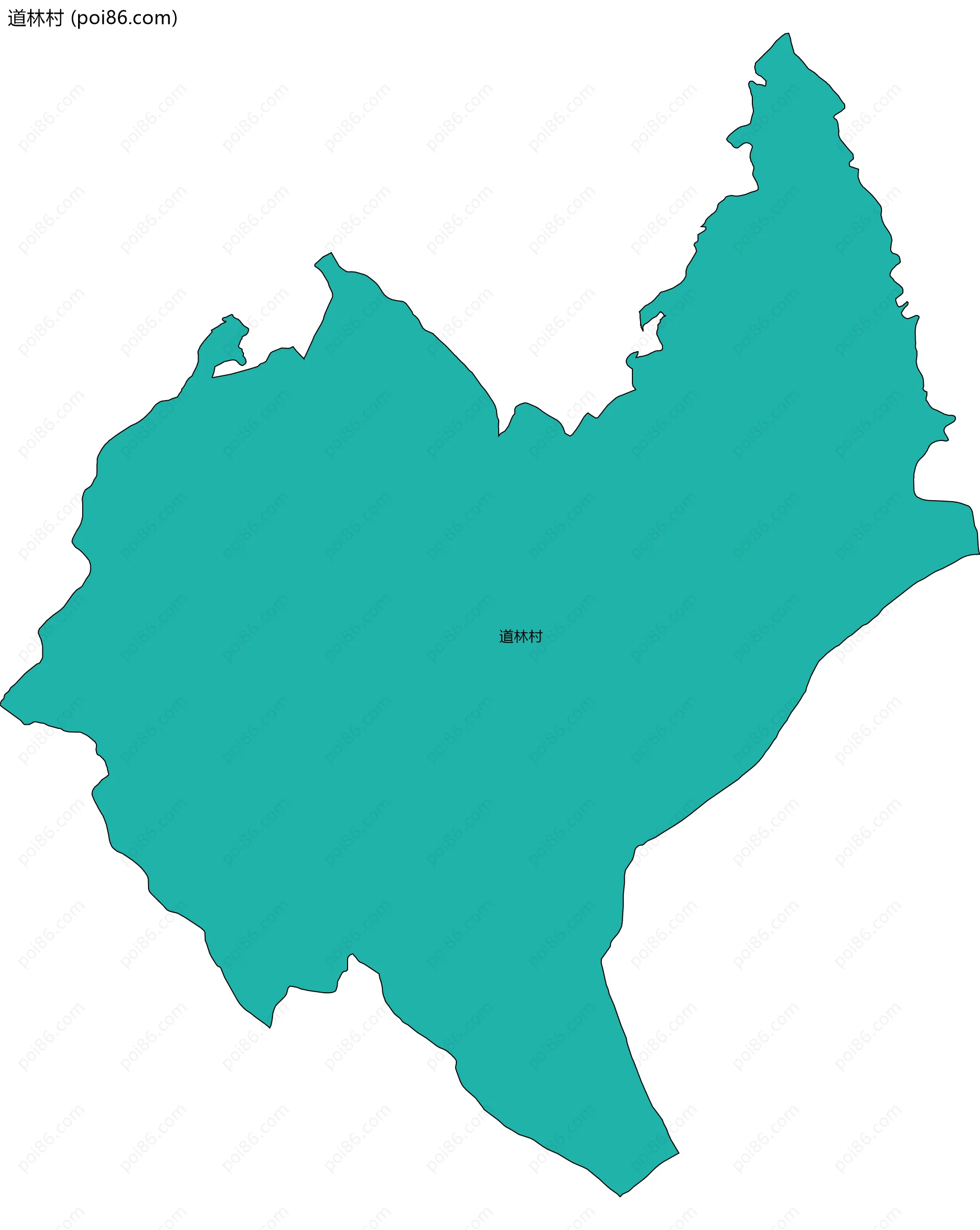 道林村边界地图