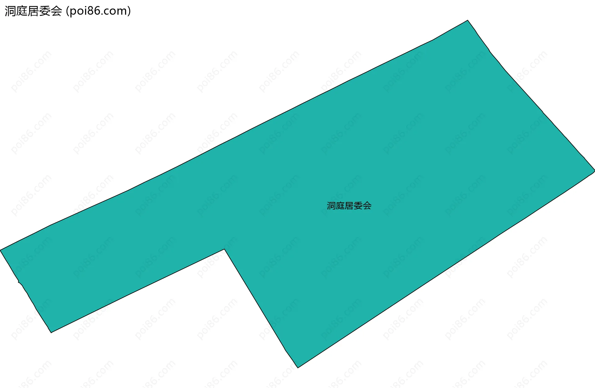 洞庭居委会边界地图