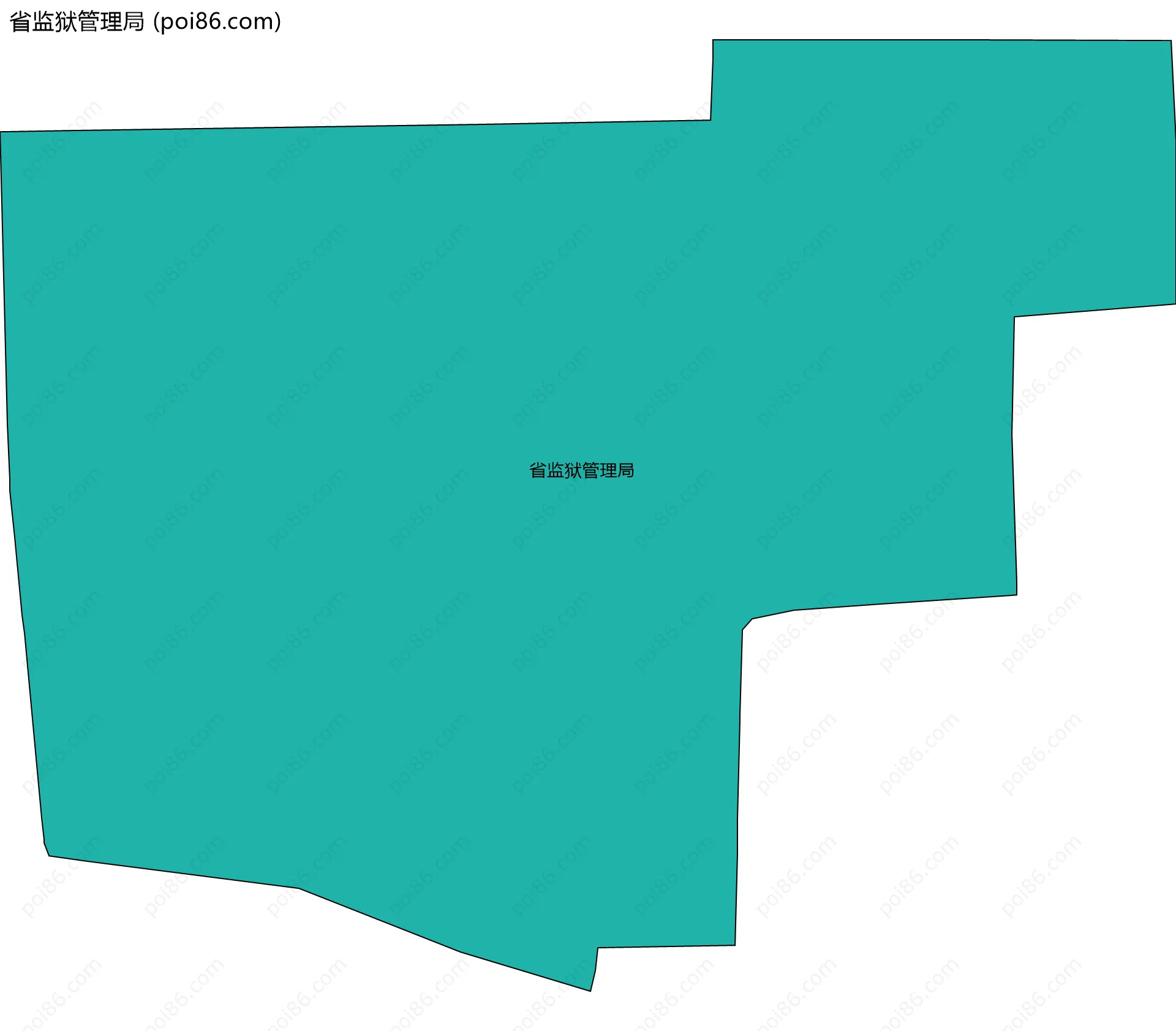 省监狱管理局边界地图