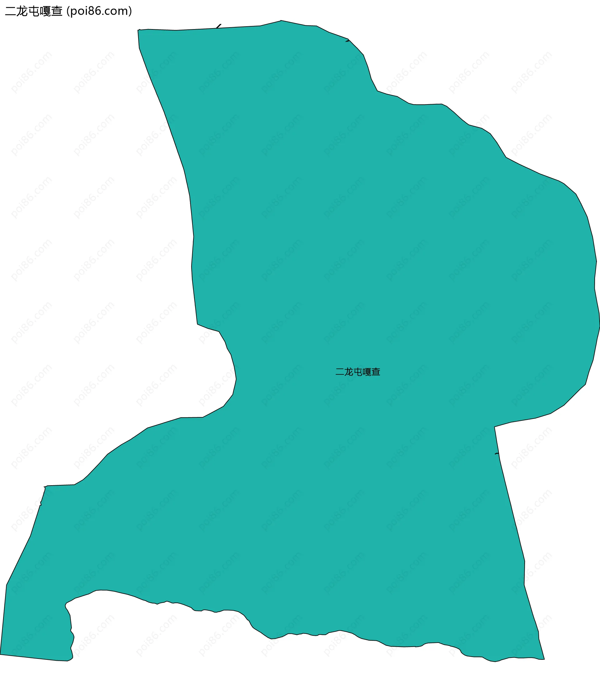 二龙屯嘎查边界地图