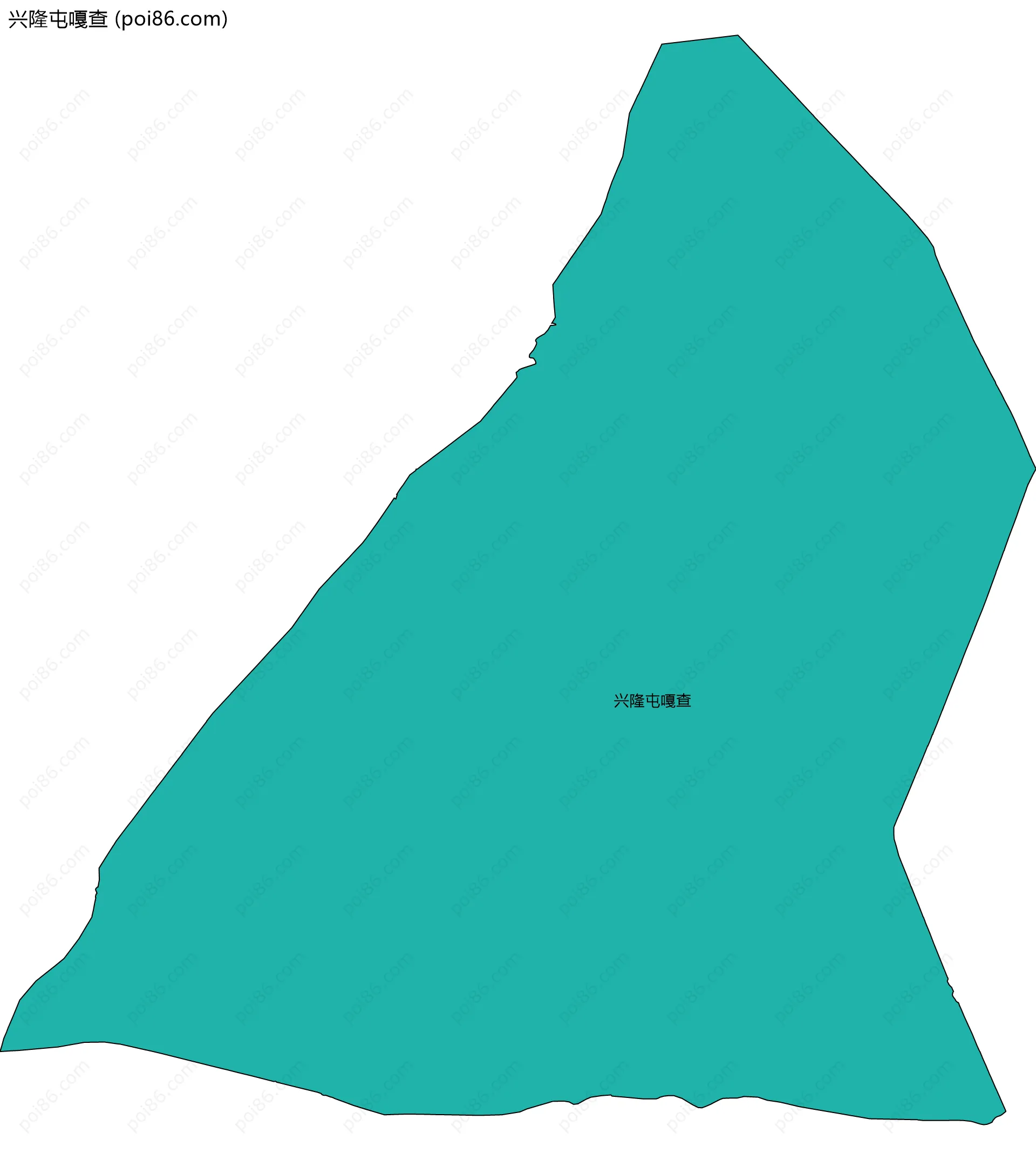 兴隆屯嘎查边界地图