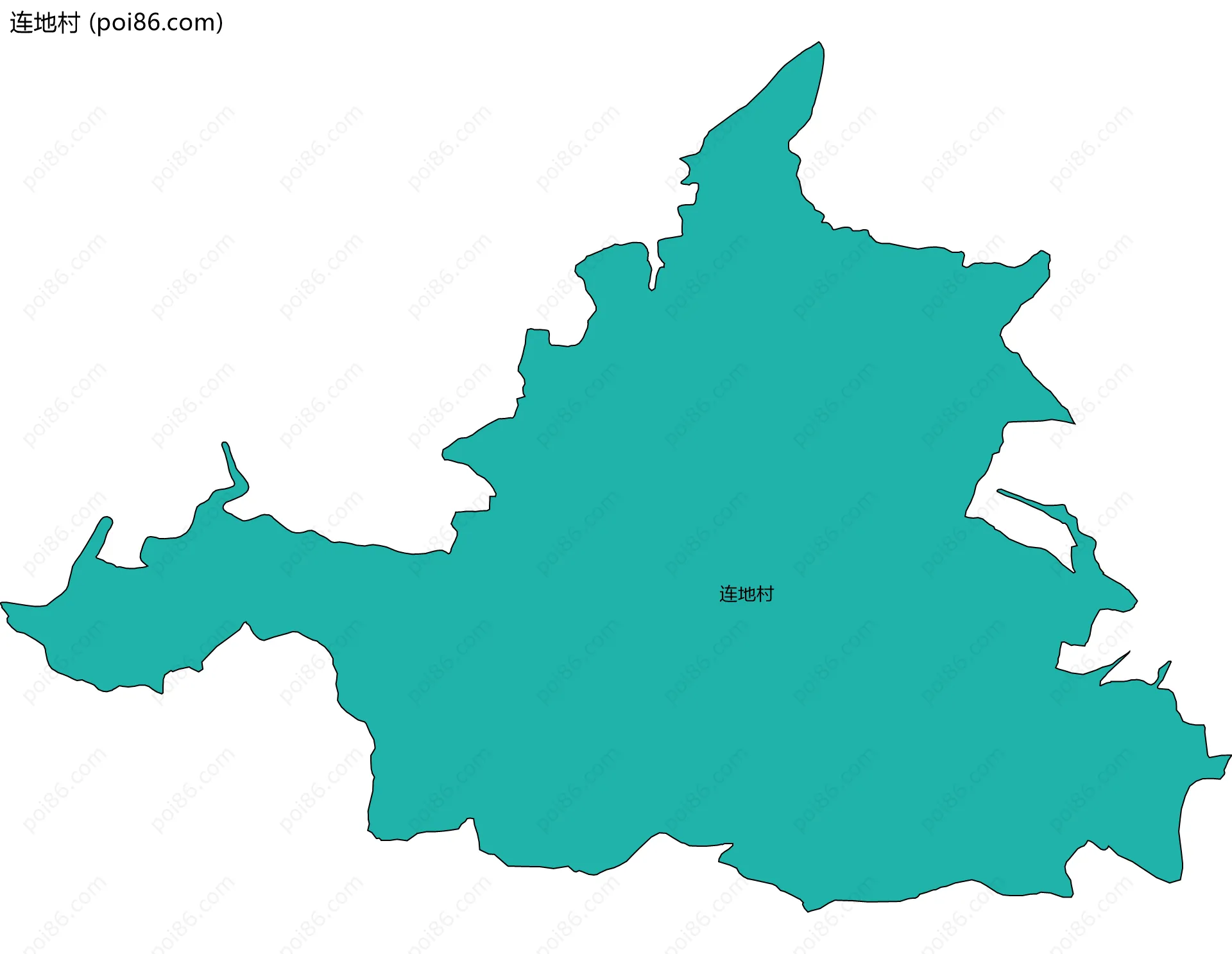 连地村边界地图