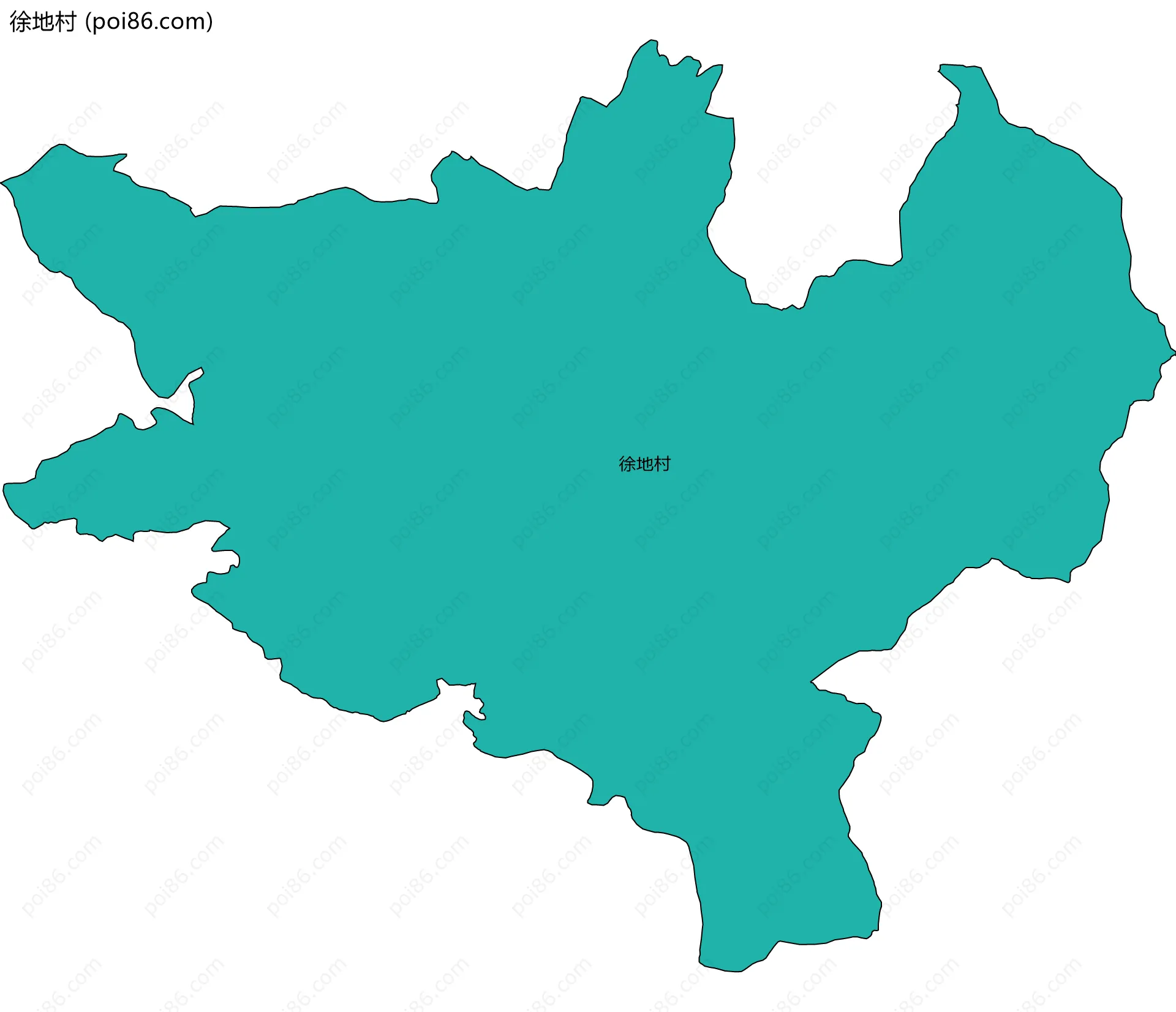 徐地村边界地图