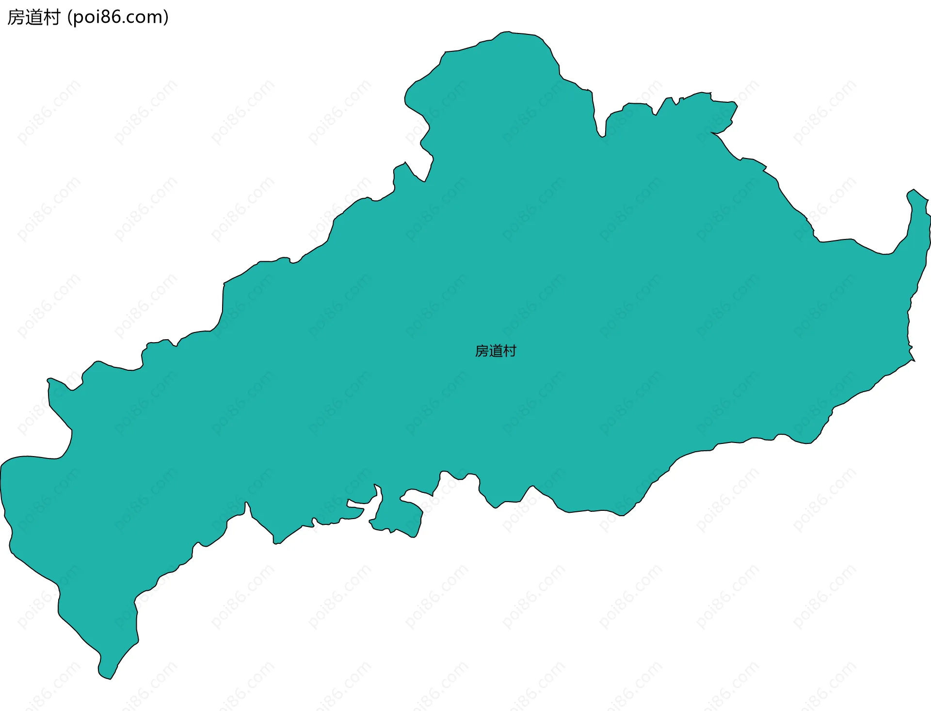 房道村边界地图