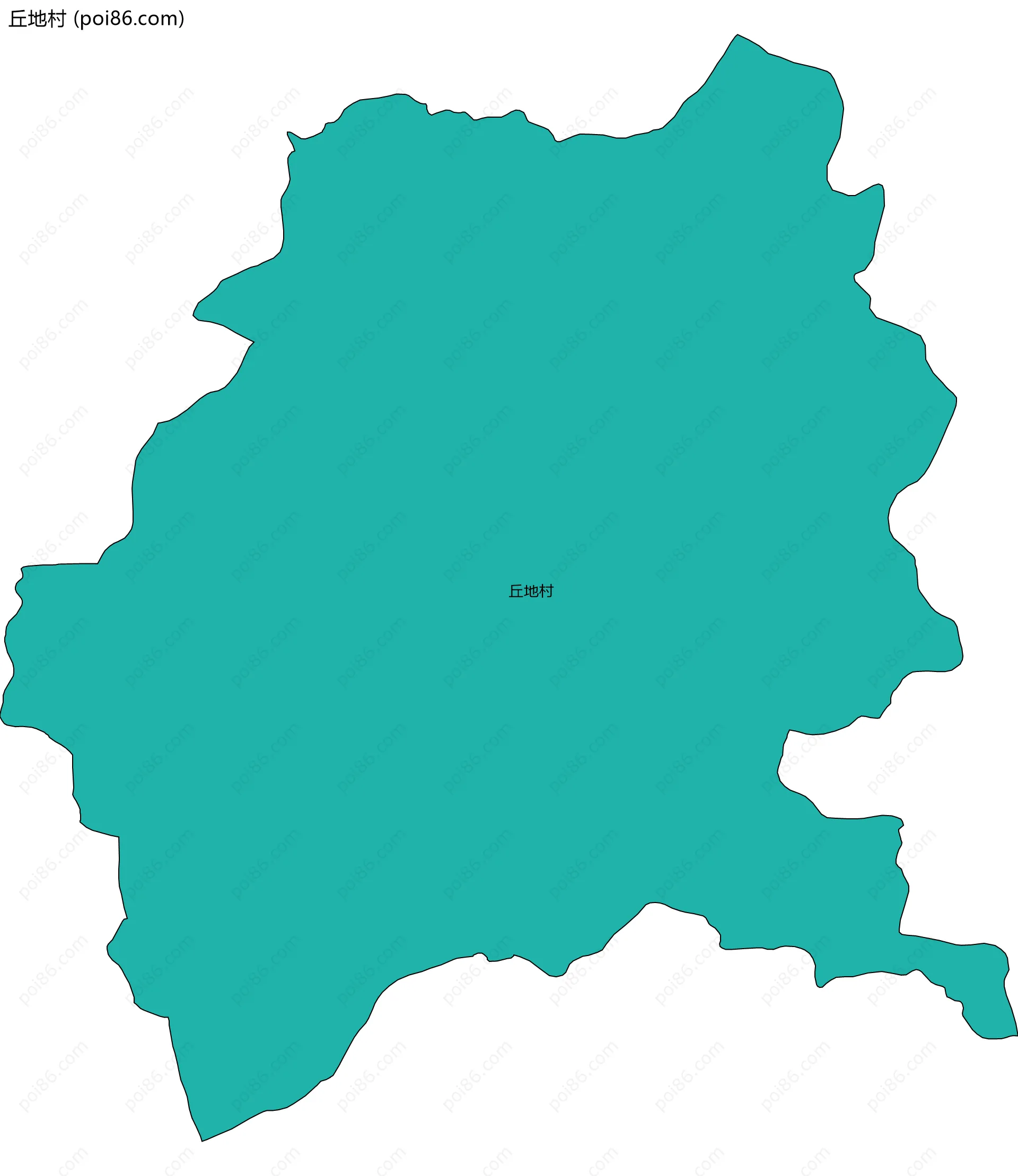 丘地村边界地图