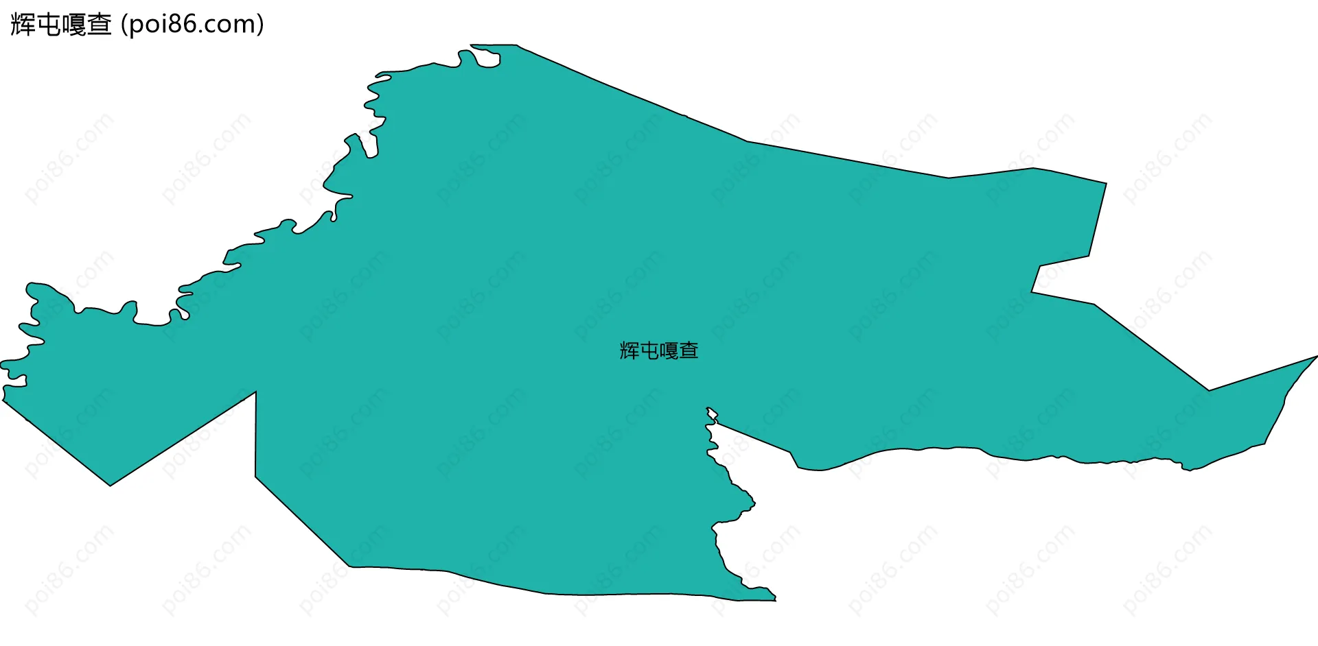 辉屯嘎查边界地图