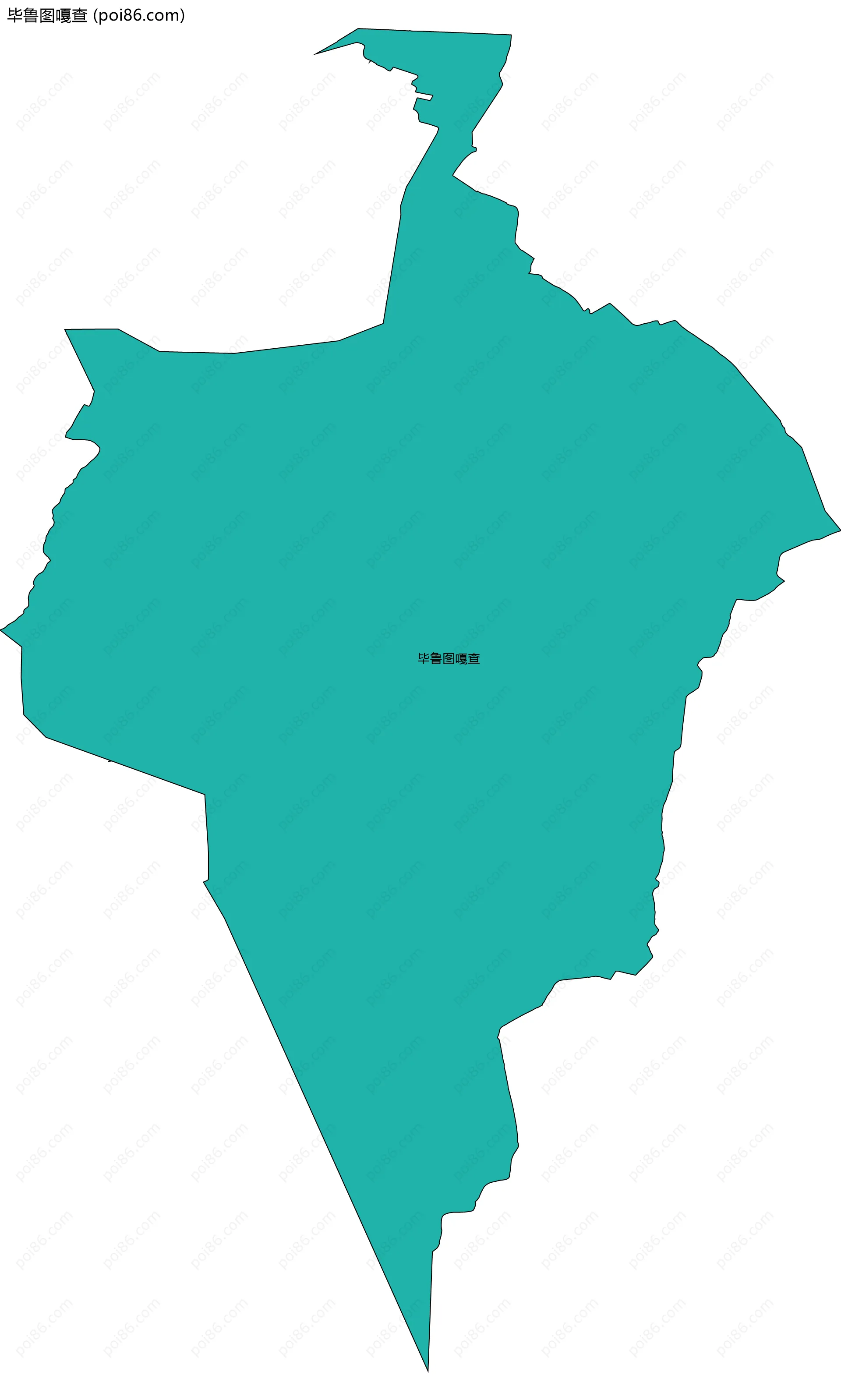 毕鲁图嘎查边界地图