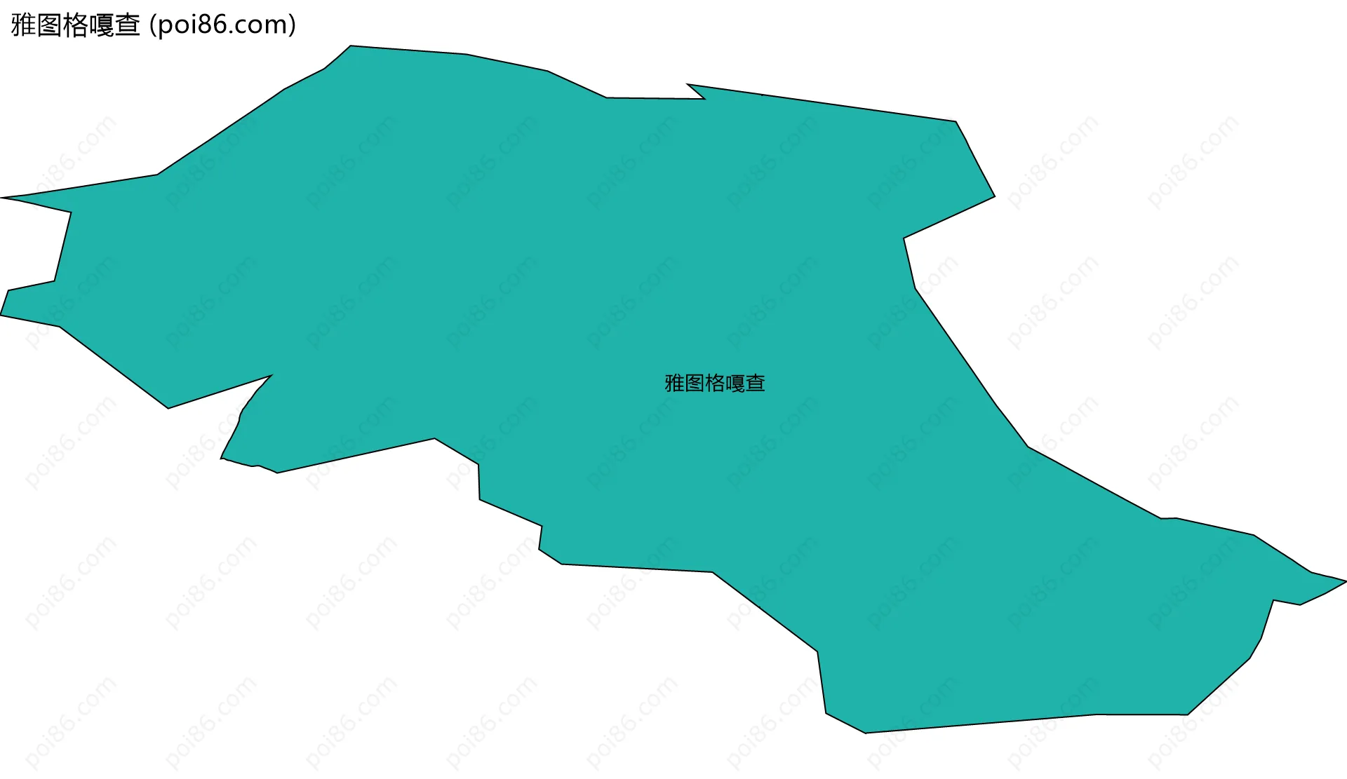 雅图格嘎查边界地图