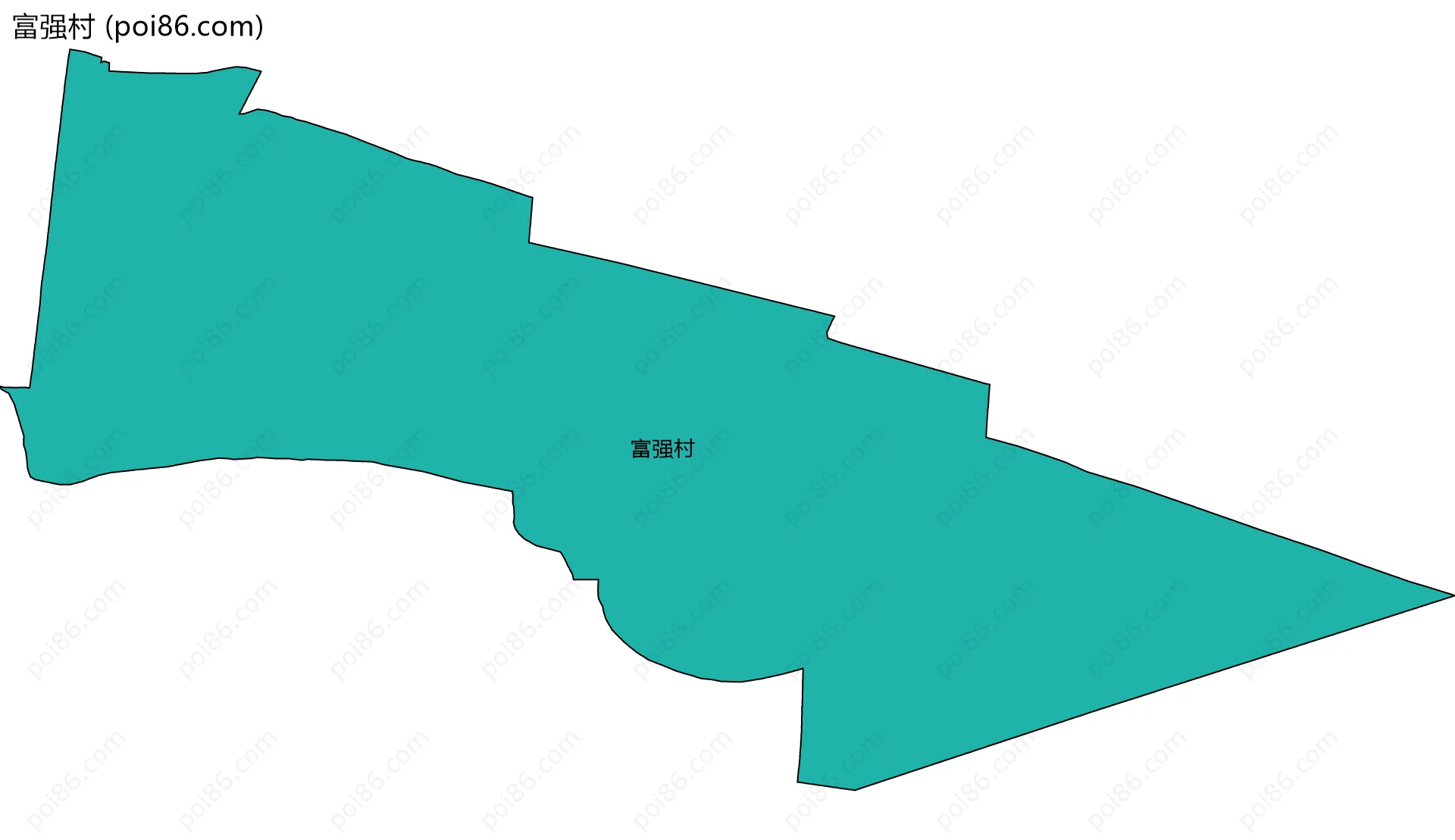 富强村边界地图