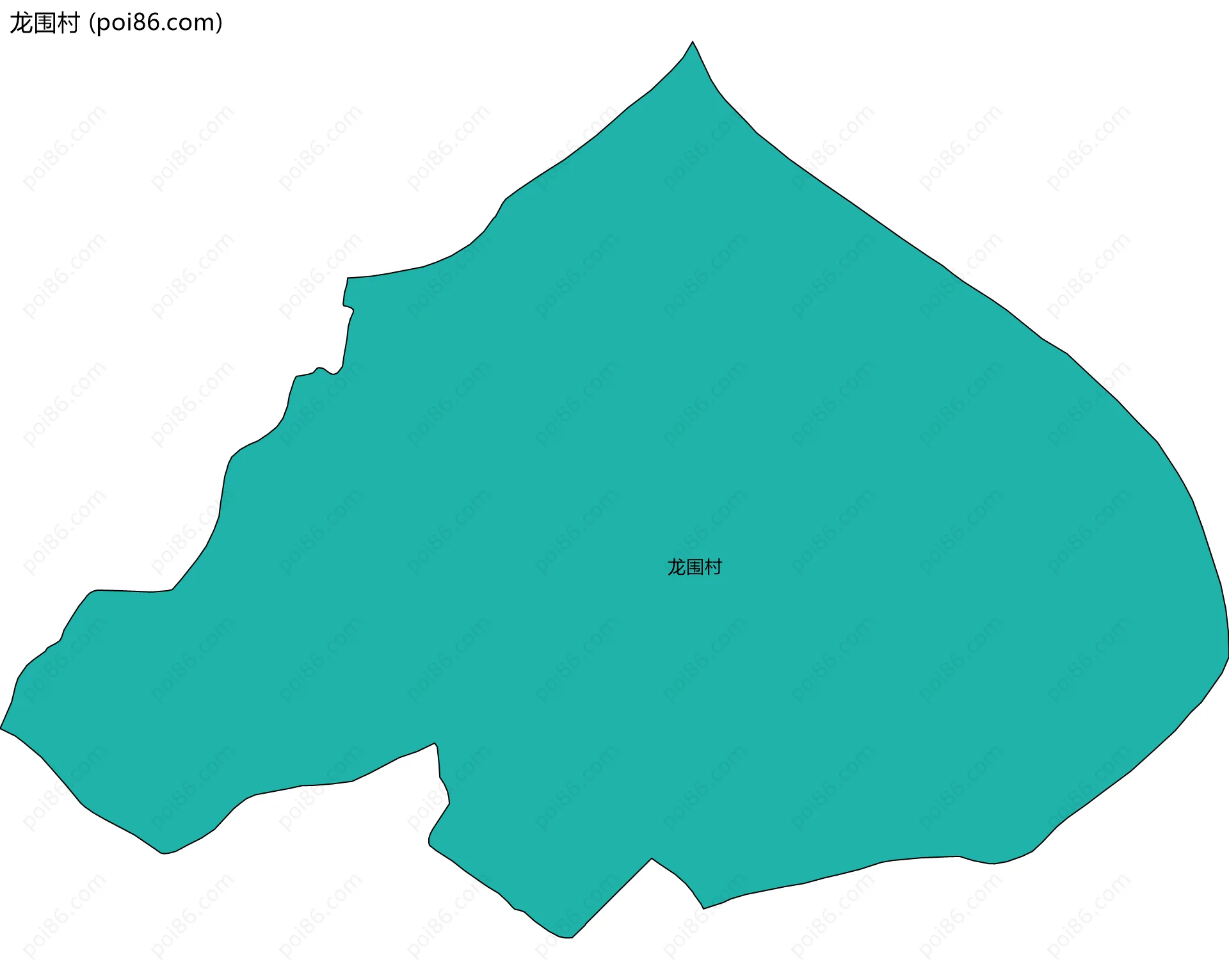 龙围村边界地图