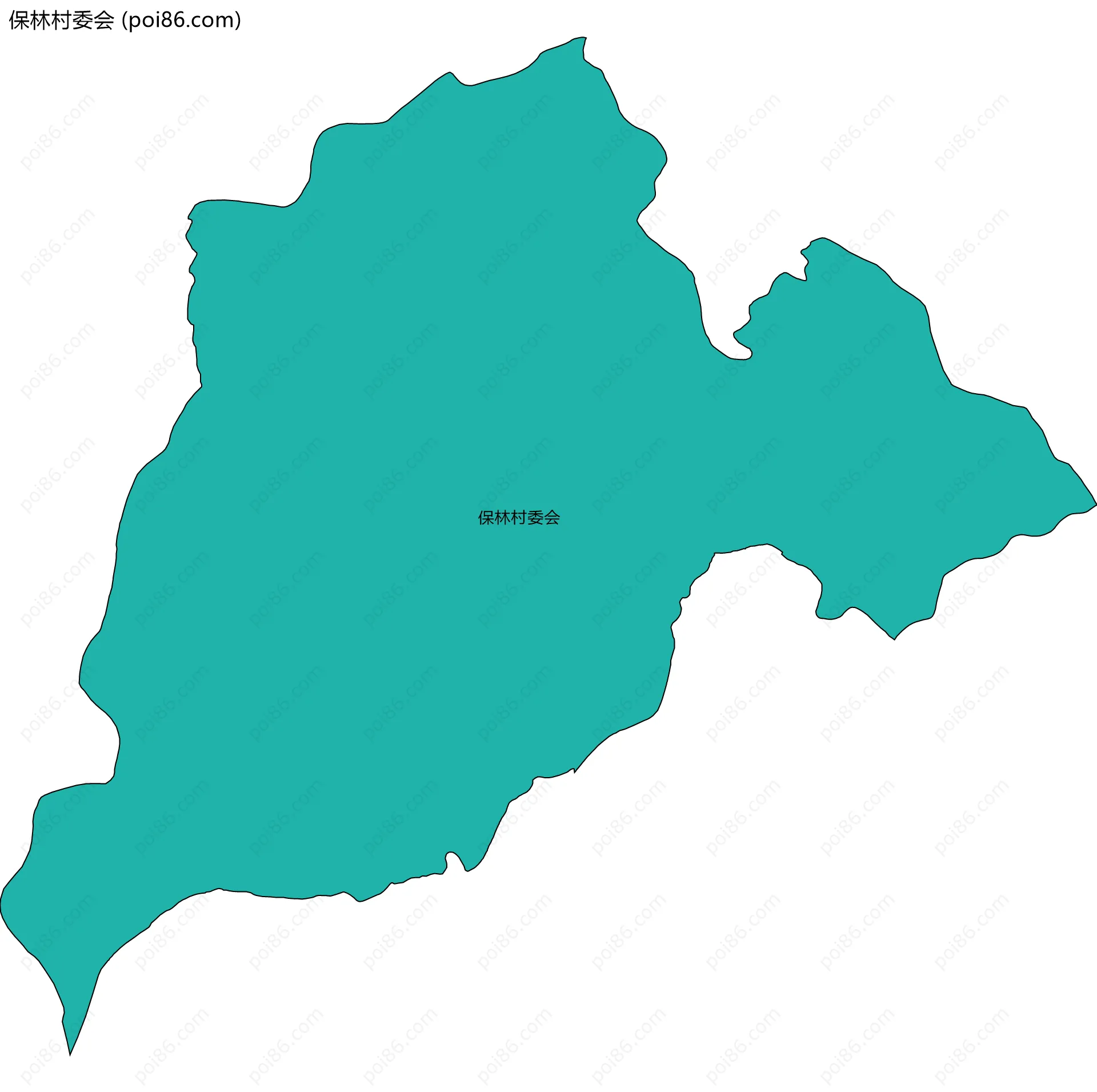 保林村委会边界地图