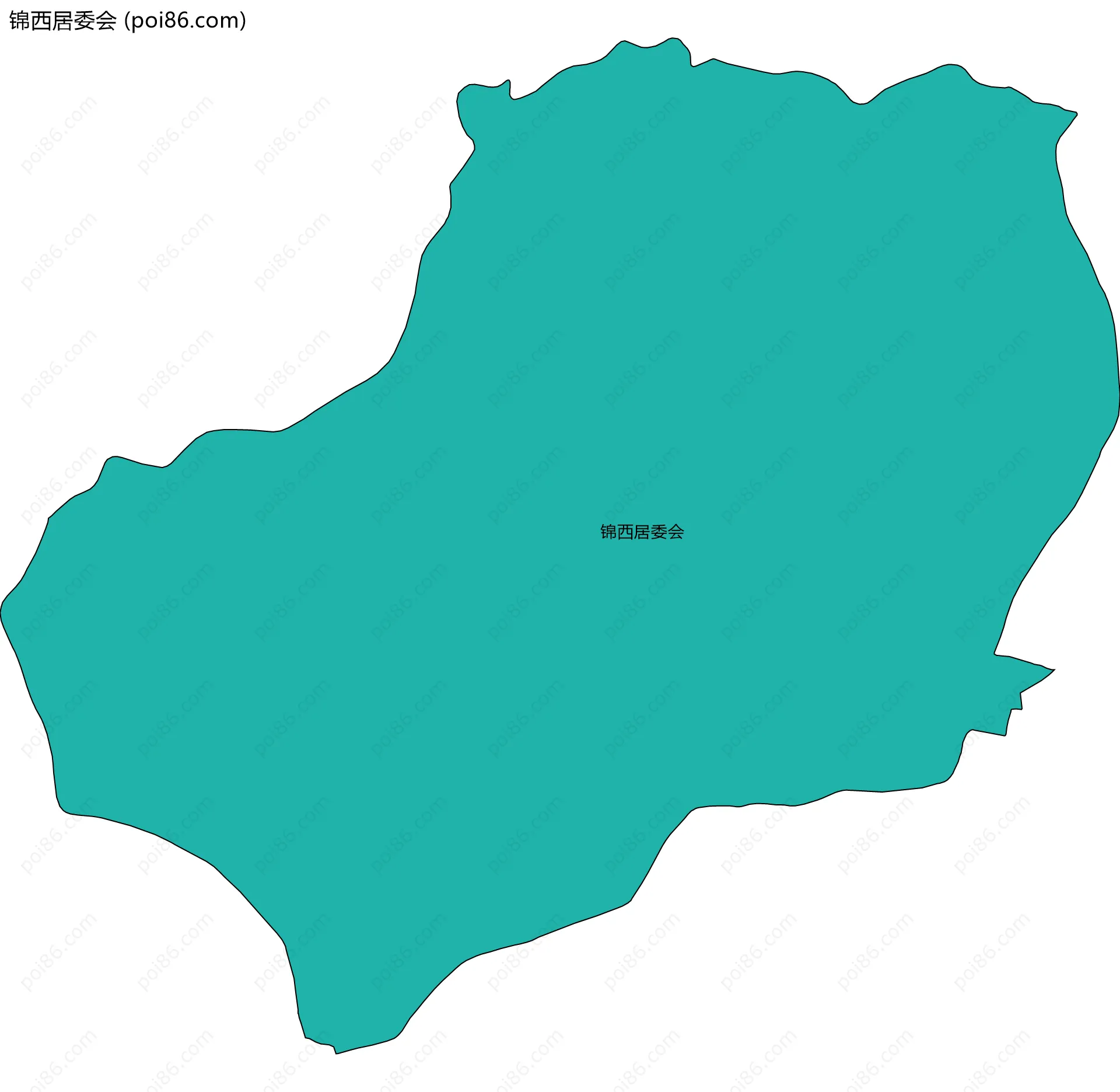 锦西居委会边界地图