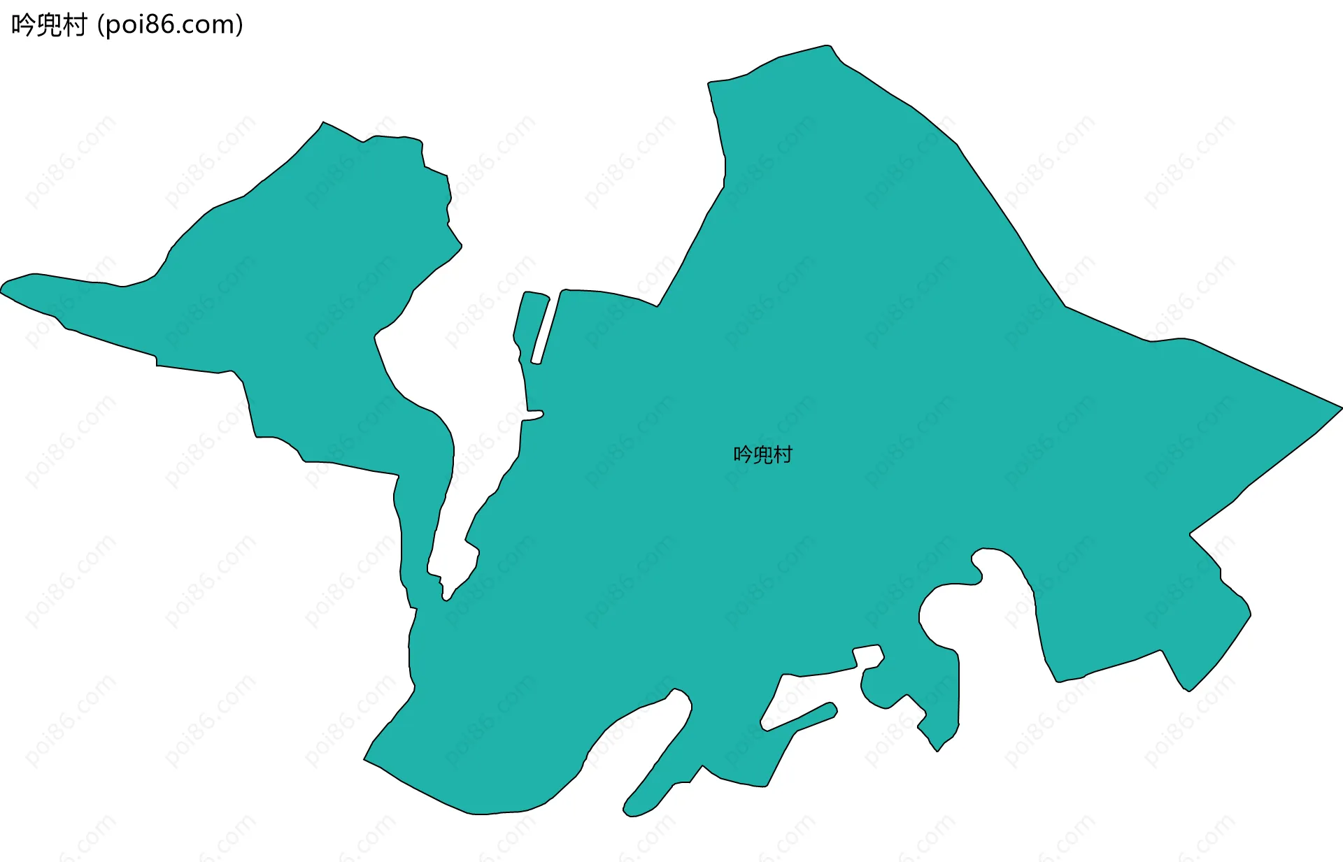吟兜村边界地图