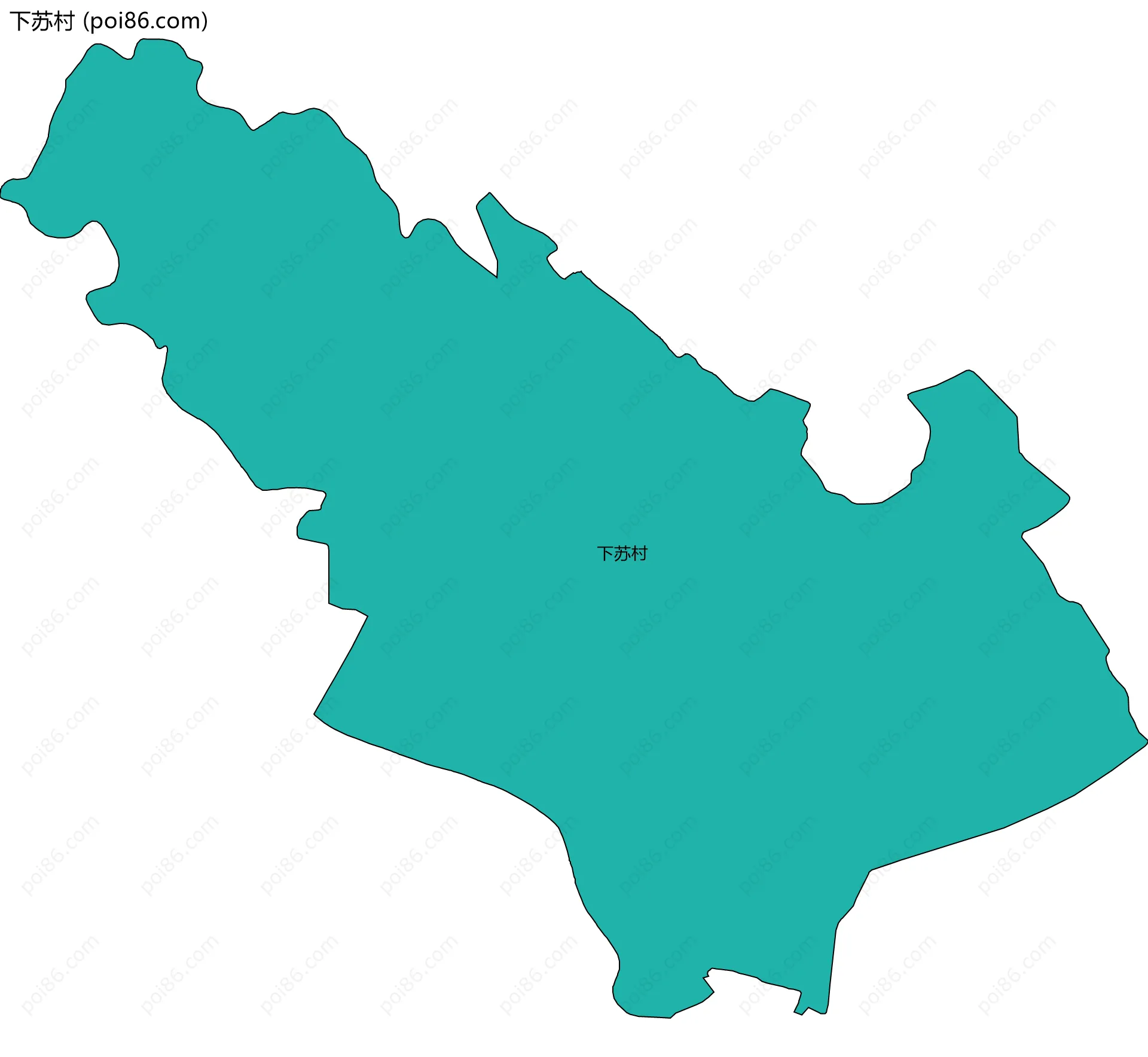 下苏村边界地图
