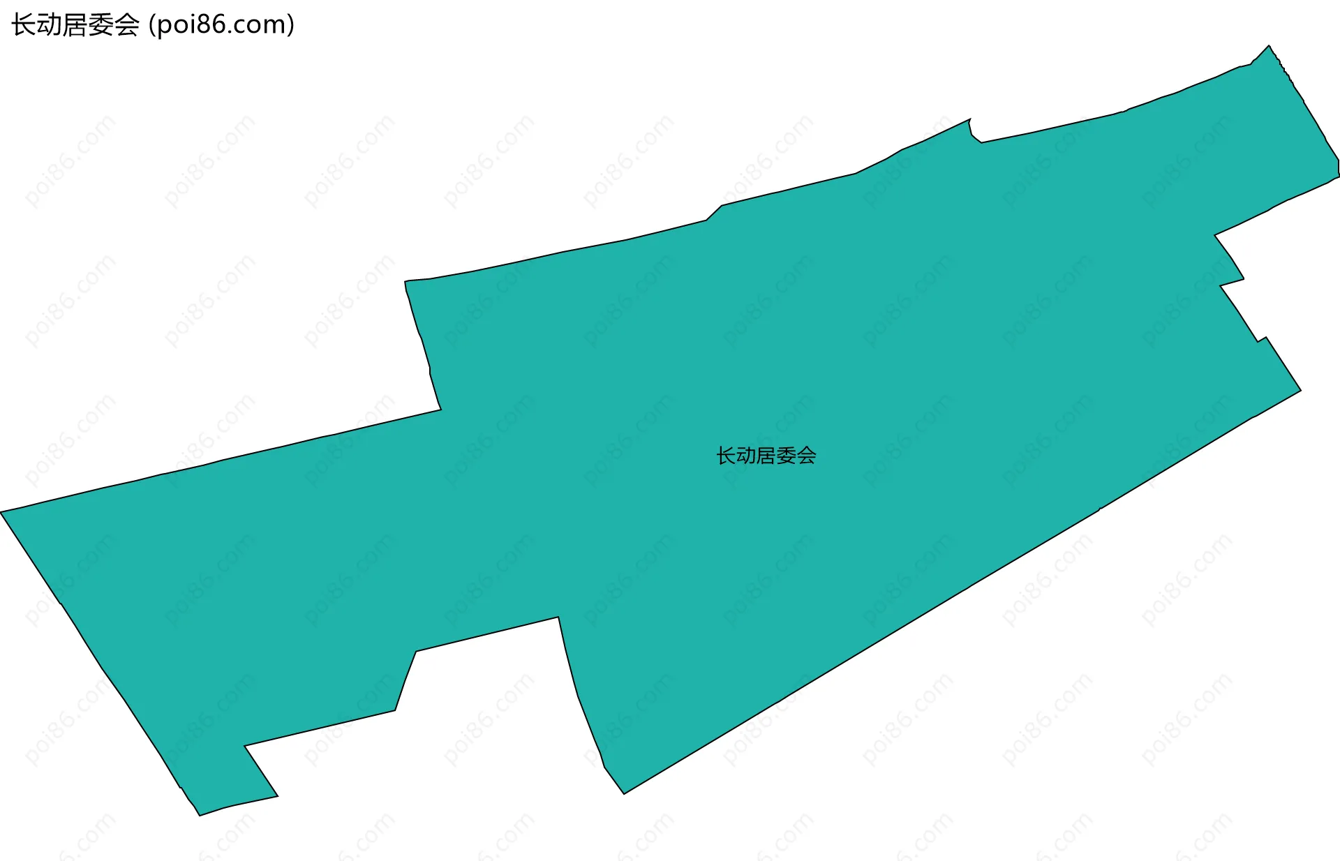 长动居委会边界地图