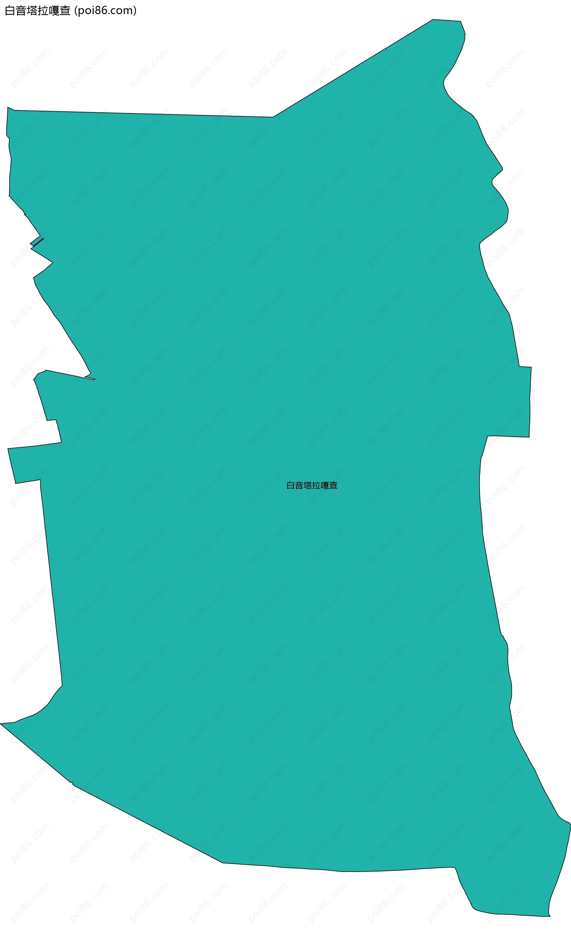 白音塔拉嘎查边界地图