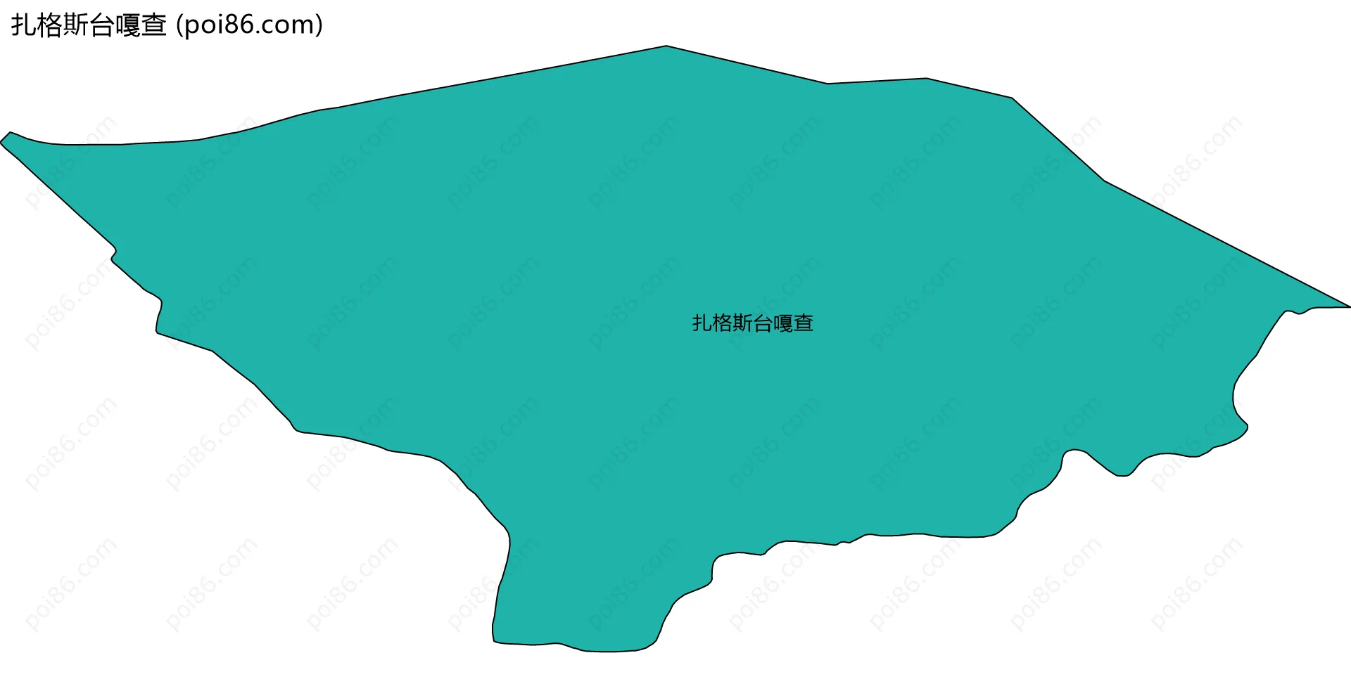 扎格斯台嘎查边界地图