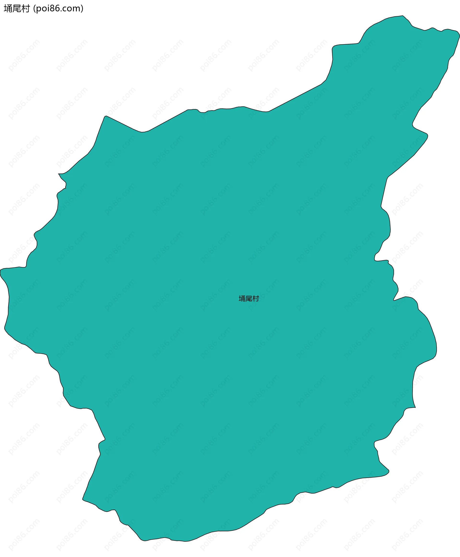 埇尾村边界地图