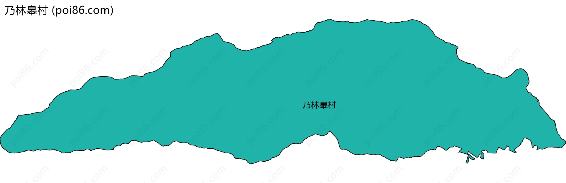 乃林皋村边界地图