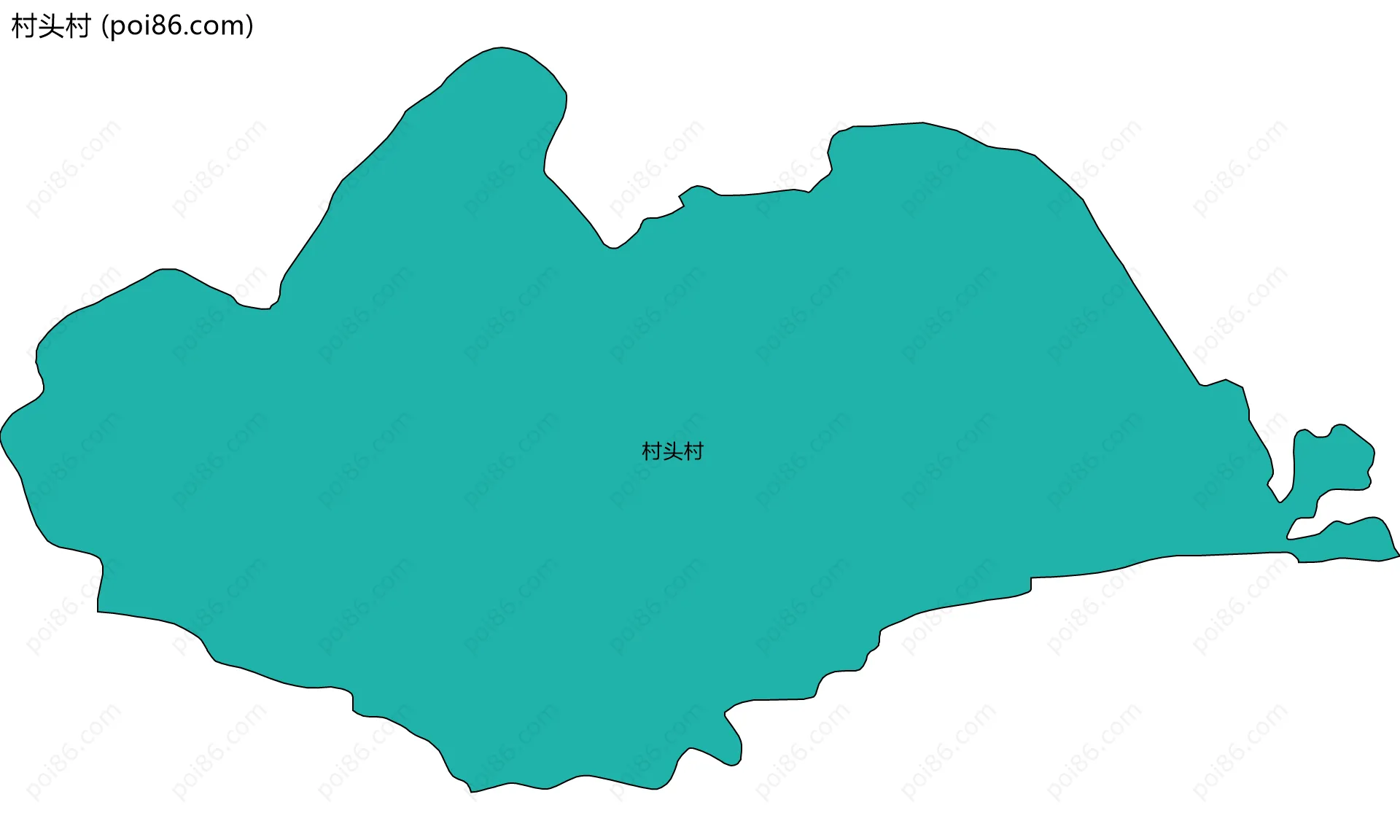 村头村边界地图