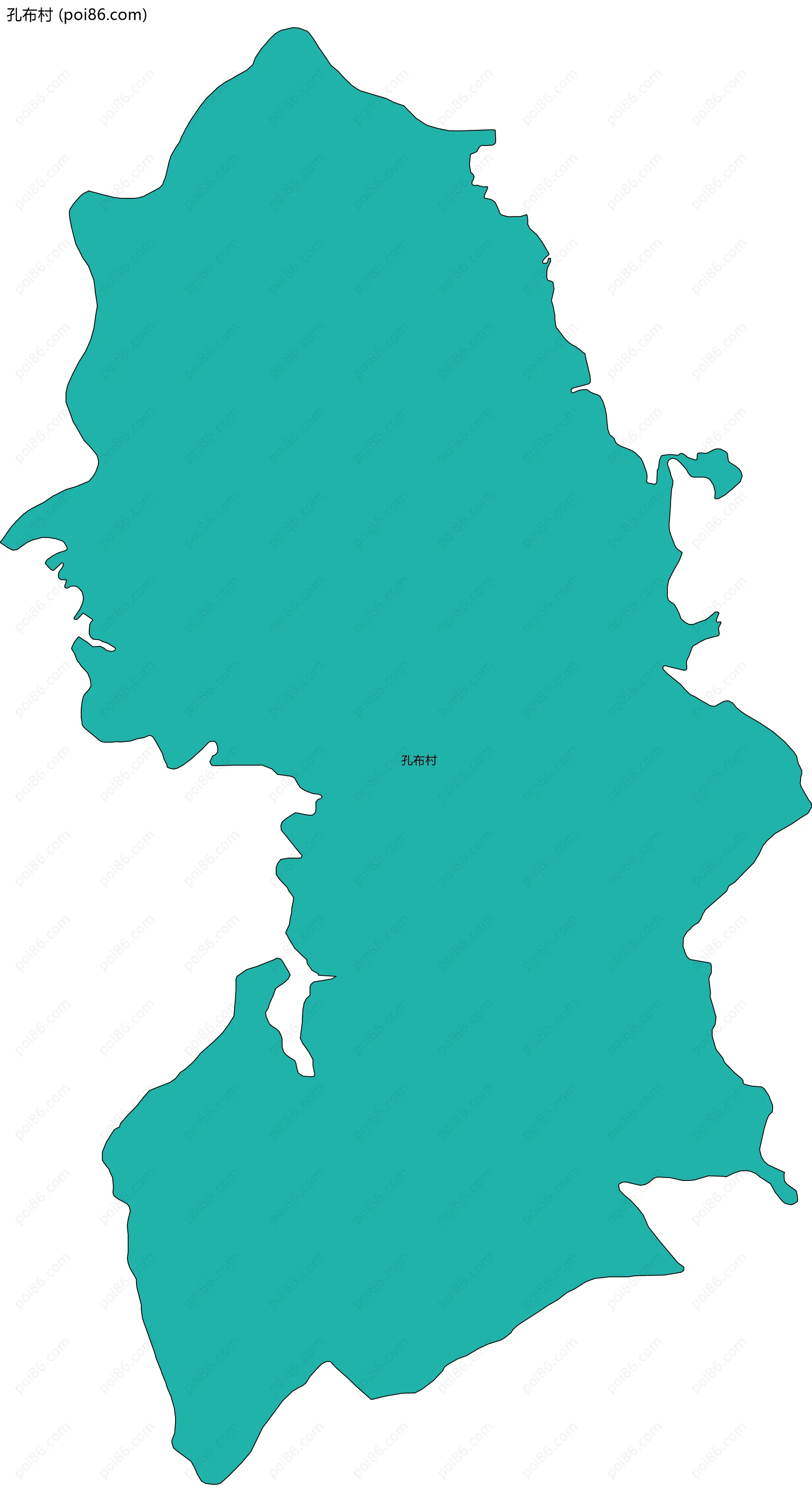 孔布村边界地图