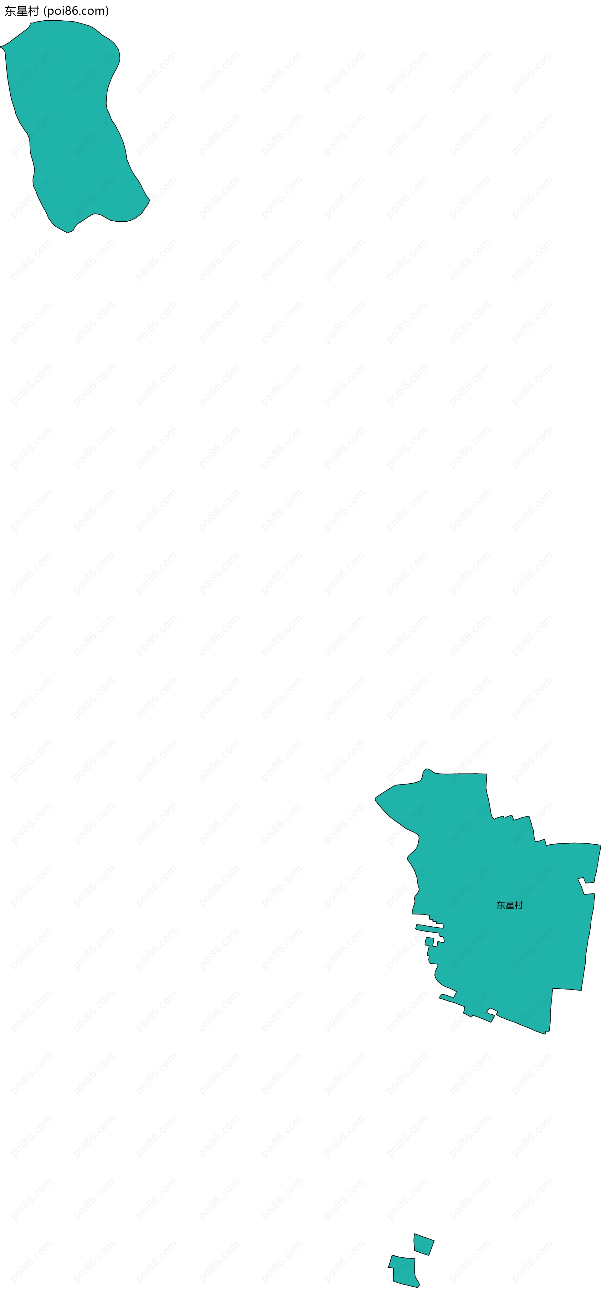 东星村边界地图