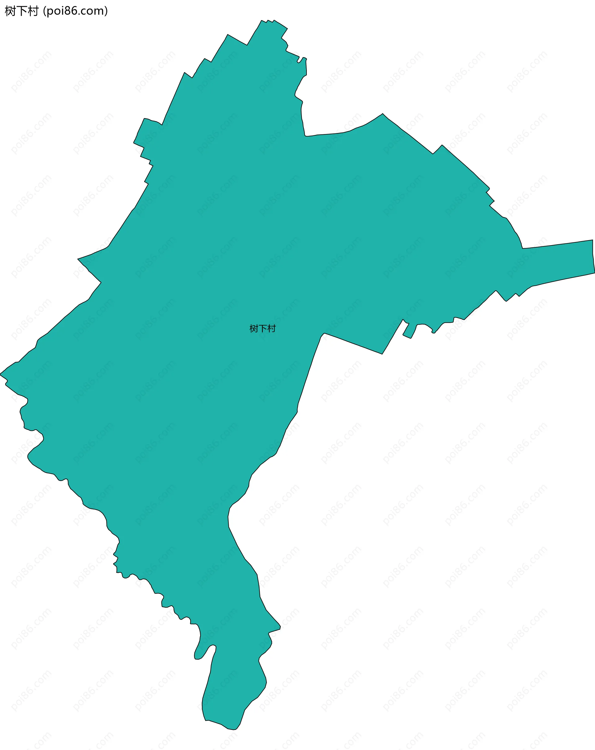 树下村边界地图