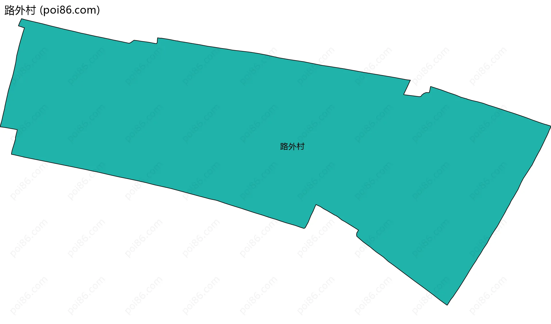 路外村边界地图