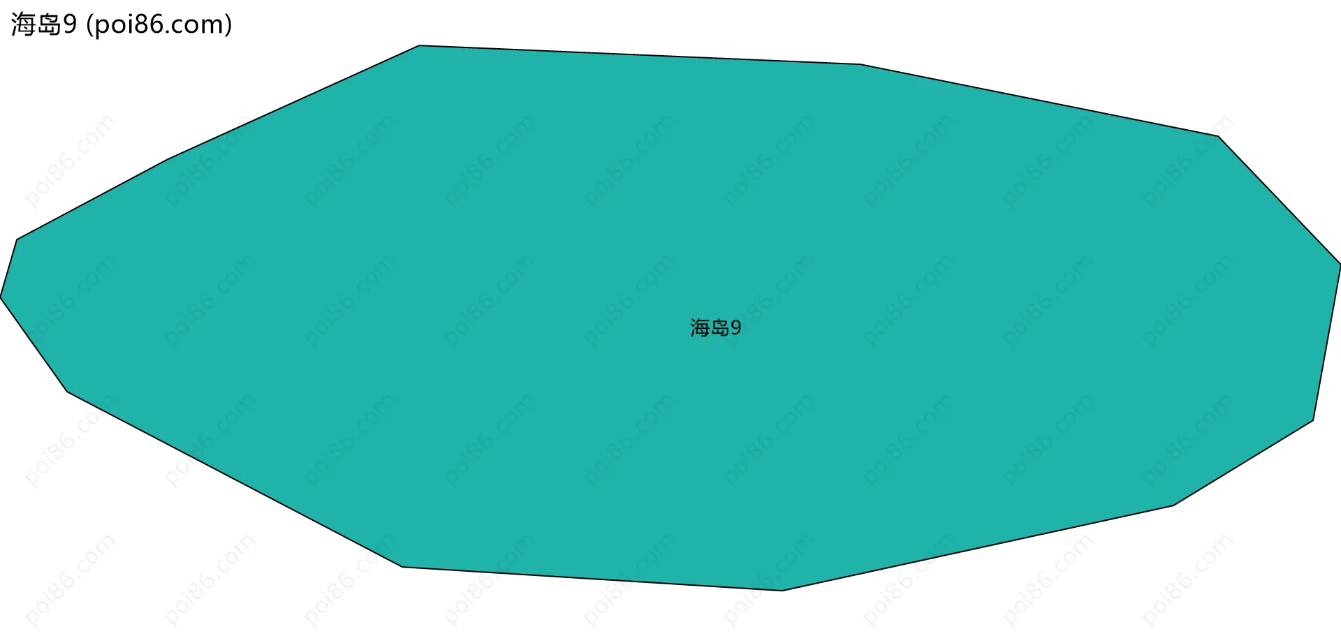 海岛9边界地图