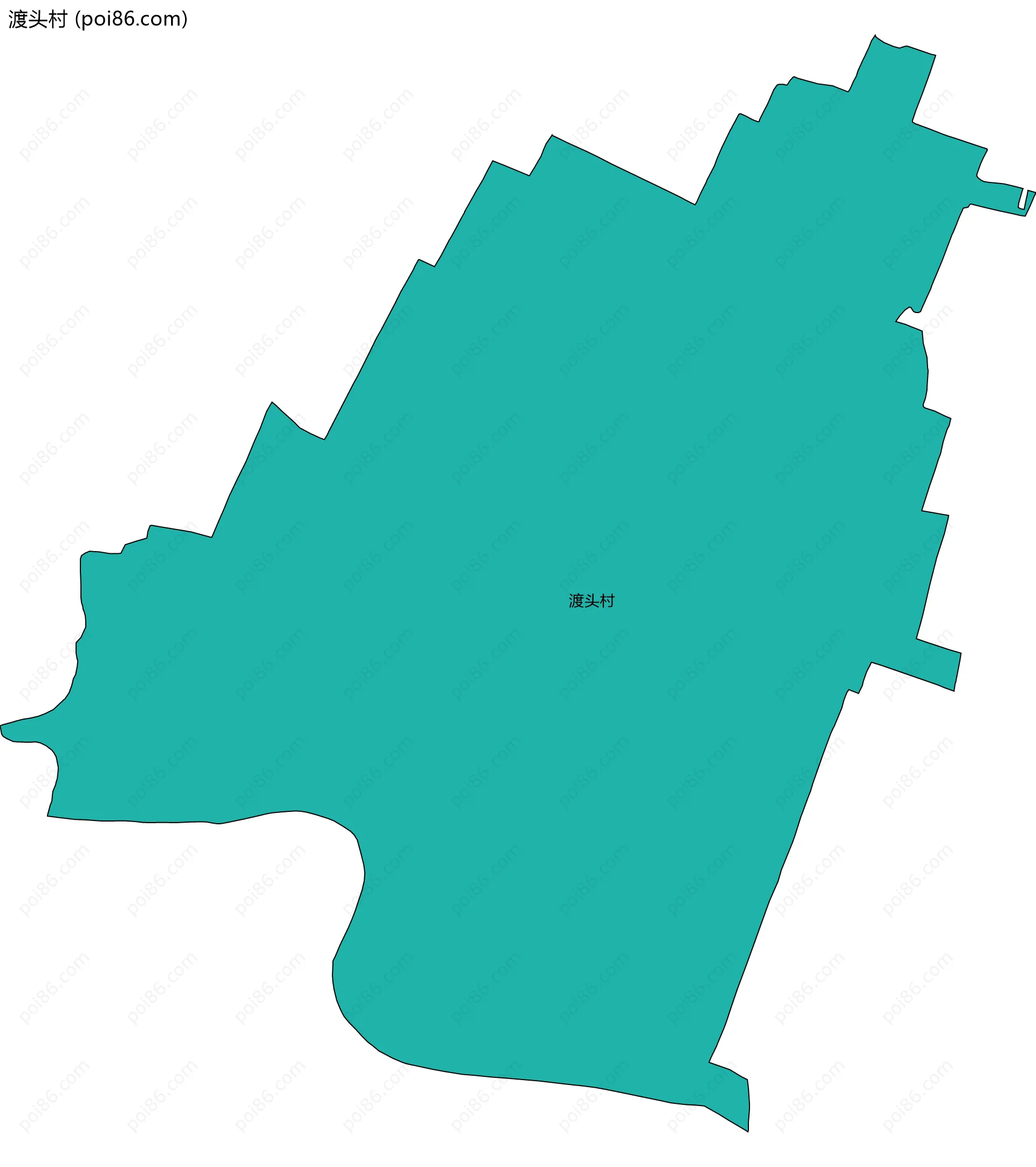 渡头村边界地图