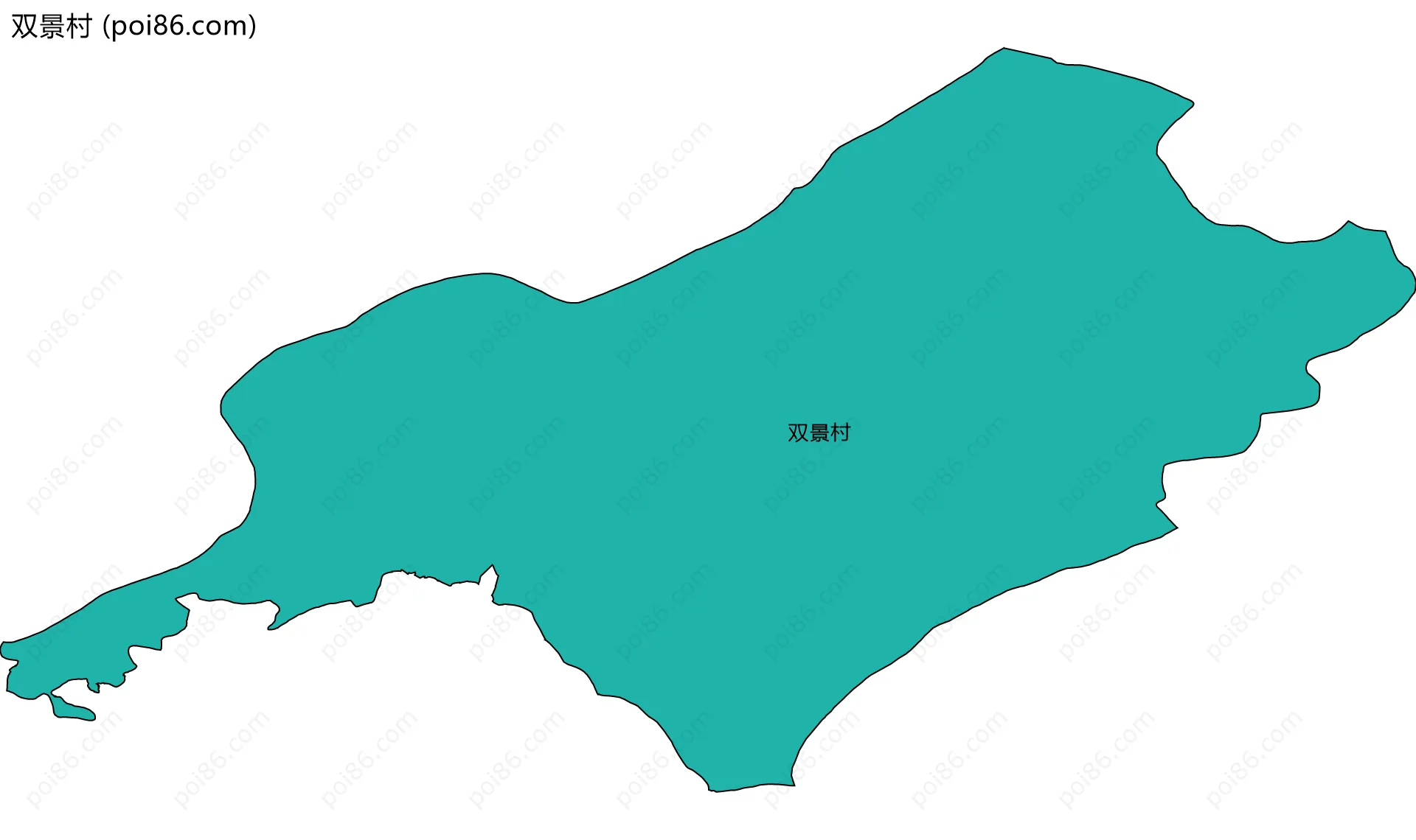 双景村边界地图